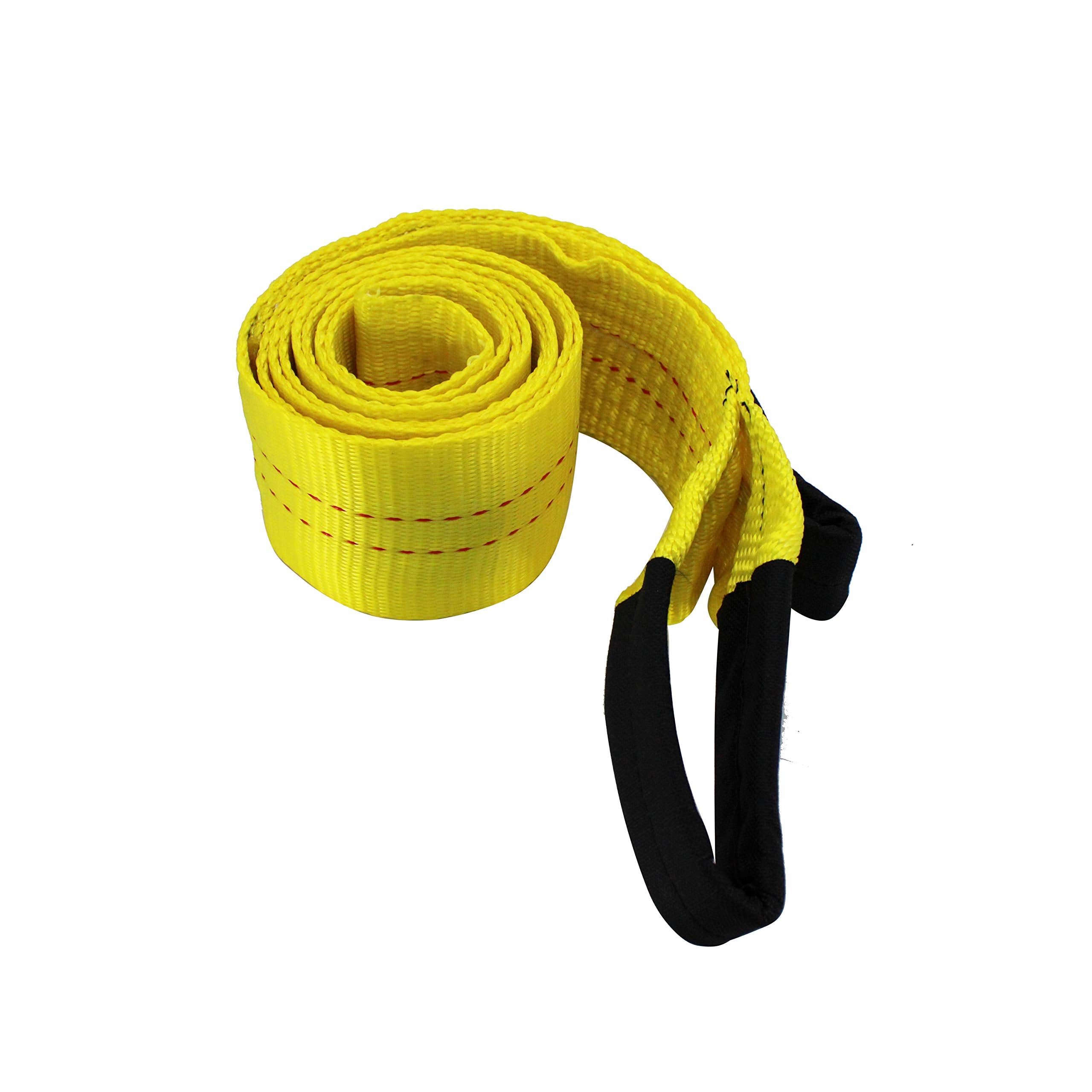 HFS(R) Yellow Tree Saver, Winch Strap, Tow Strap 30,000 Pound Capacity (3X8FT)