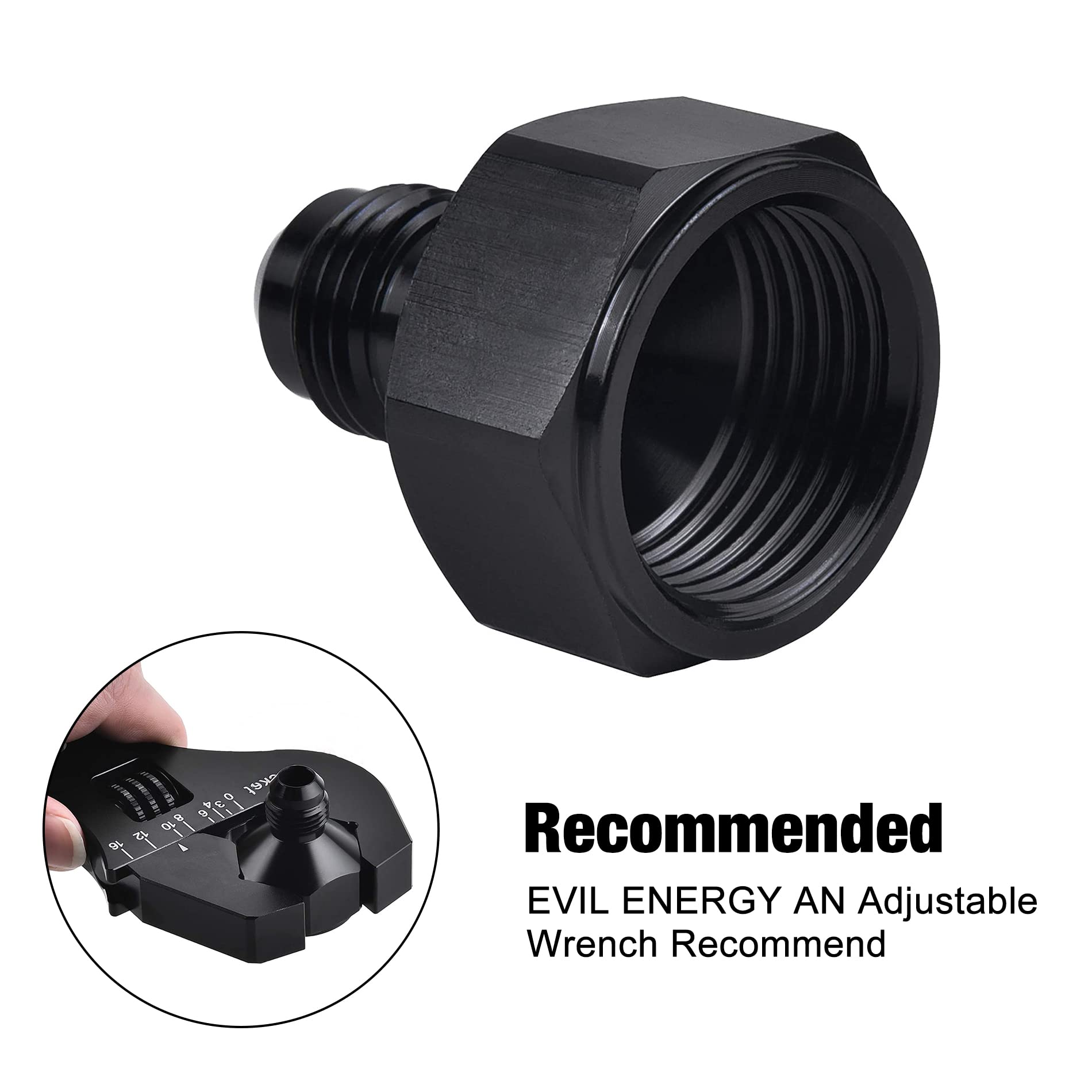 Evil Energy 12An Female To 10An Male Flare Reducer Adapter