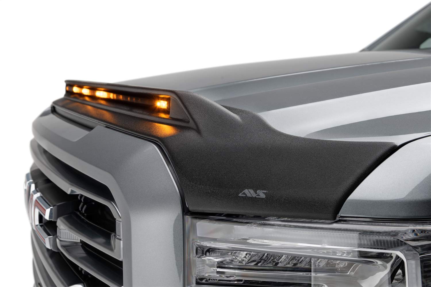 Auto Ventshade [Avs] Aeroskin Lightshield/Hood Protector | Fits 2019-2024 Gmc Sierra 1500, 1 Pc. | Textured Black - 753167