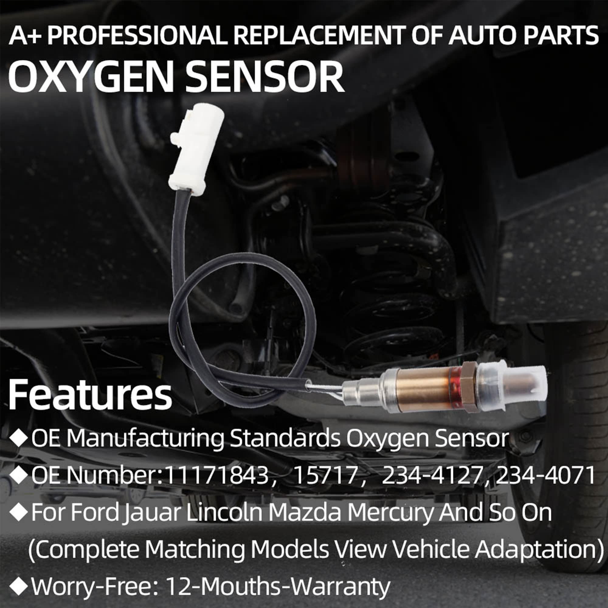 Dasbecan Upstream or Downstream Oxygen Sensor Compatible with Ford F150 1997-2003 E150 E250 1997-2005 Explorer 1996-2005 Lincoln