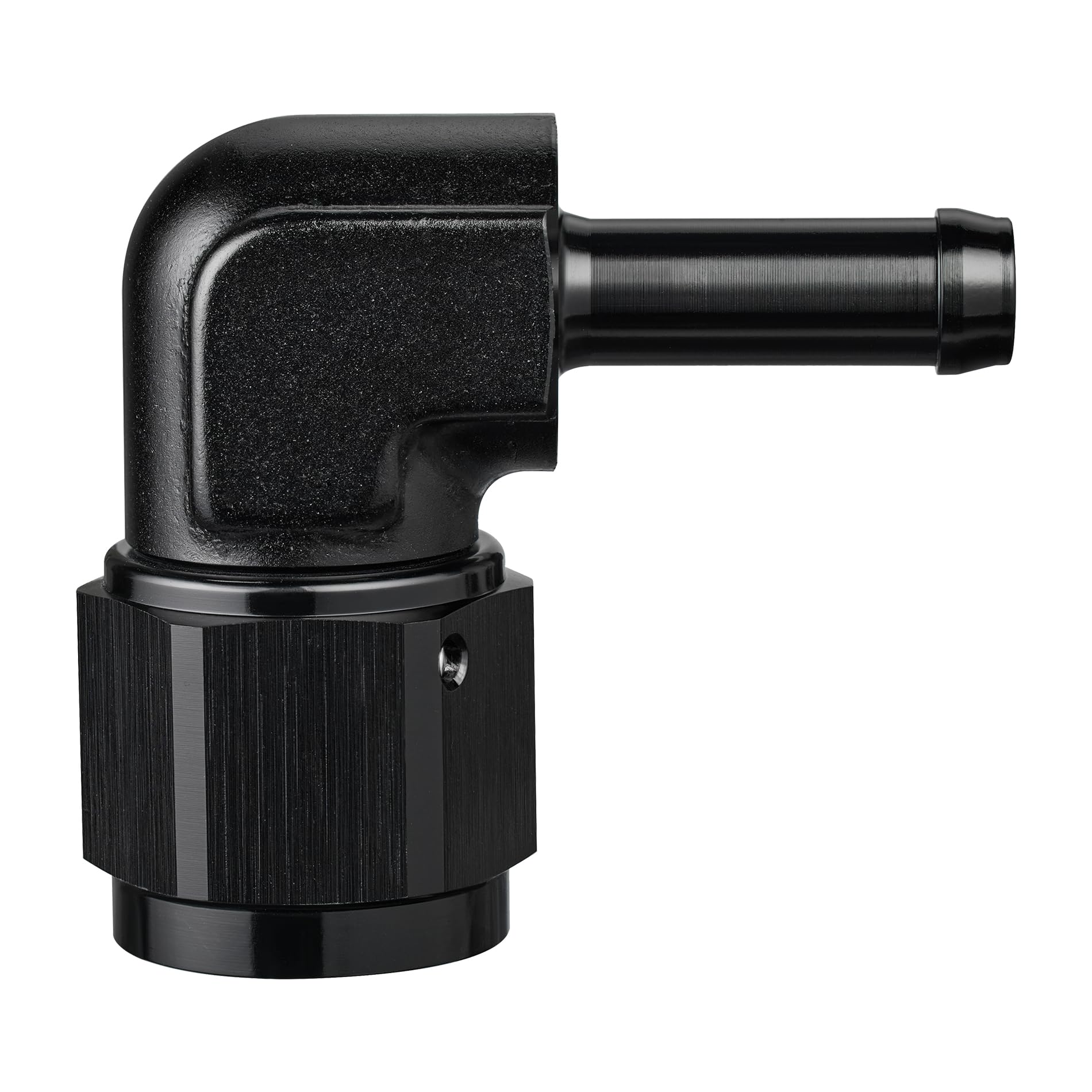 Evil Energy 8An Female To 5/16'' Barb Hose Fitting 90 Degree Swivel