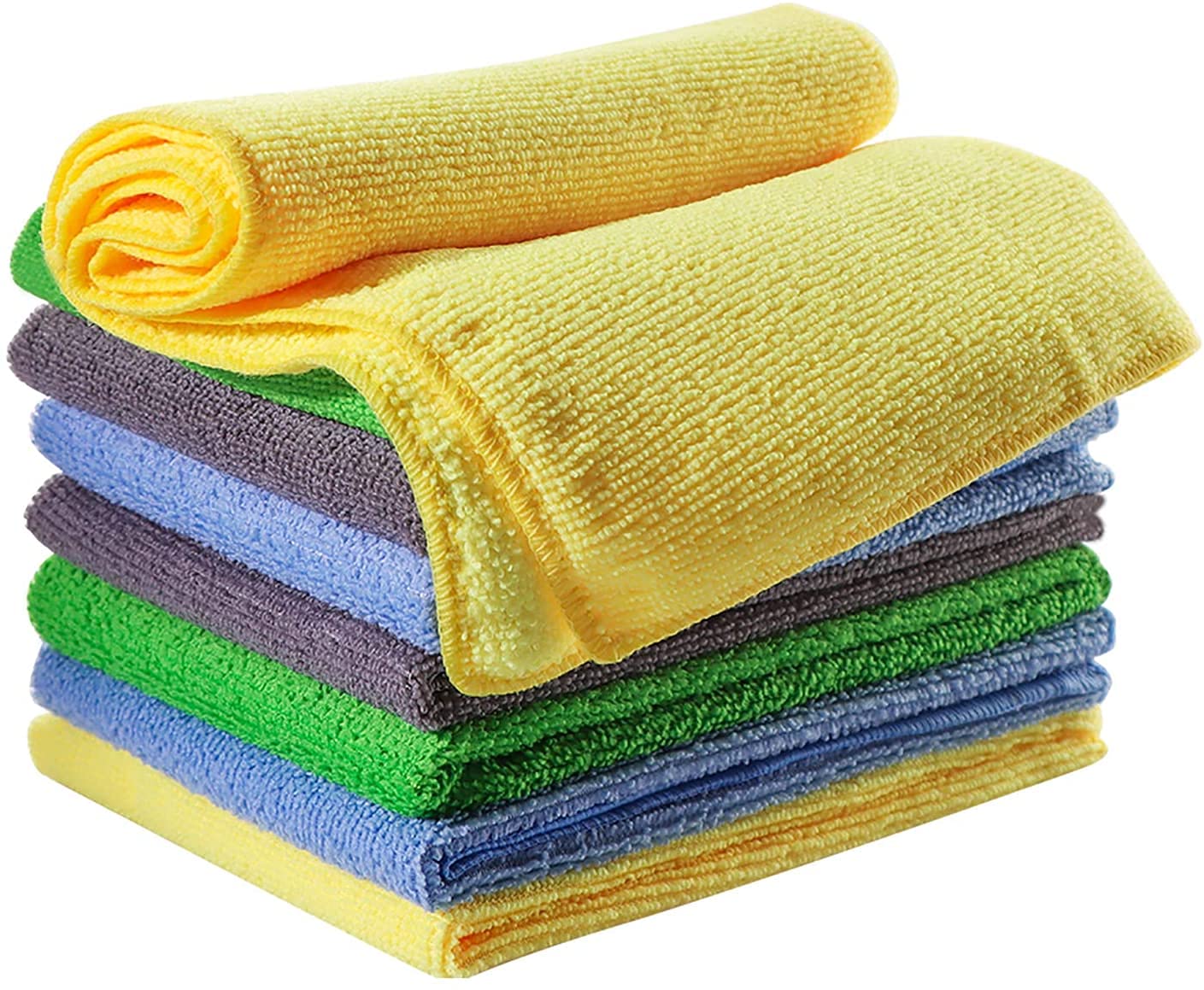 WOSCHER Large Soft & Quick Drying Microfiber Cloth for Car/Car Microfiber Cleaning Cloth, Micro Fiber Cloth for Car Cleaning, Po
