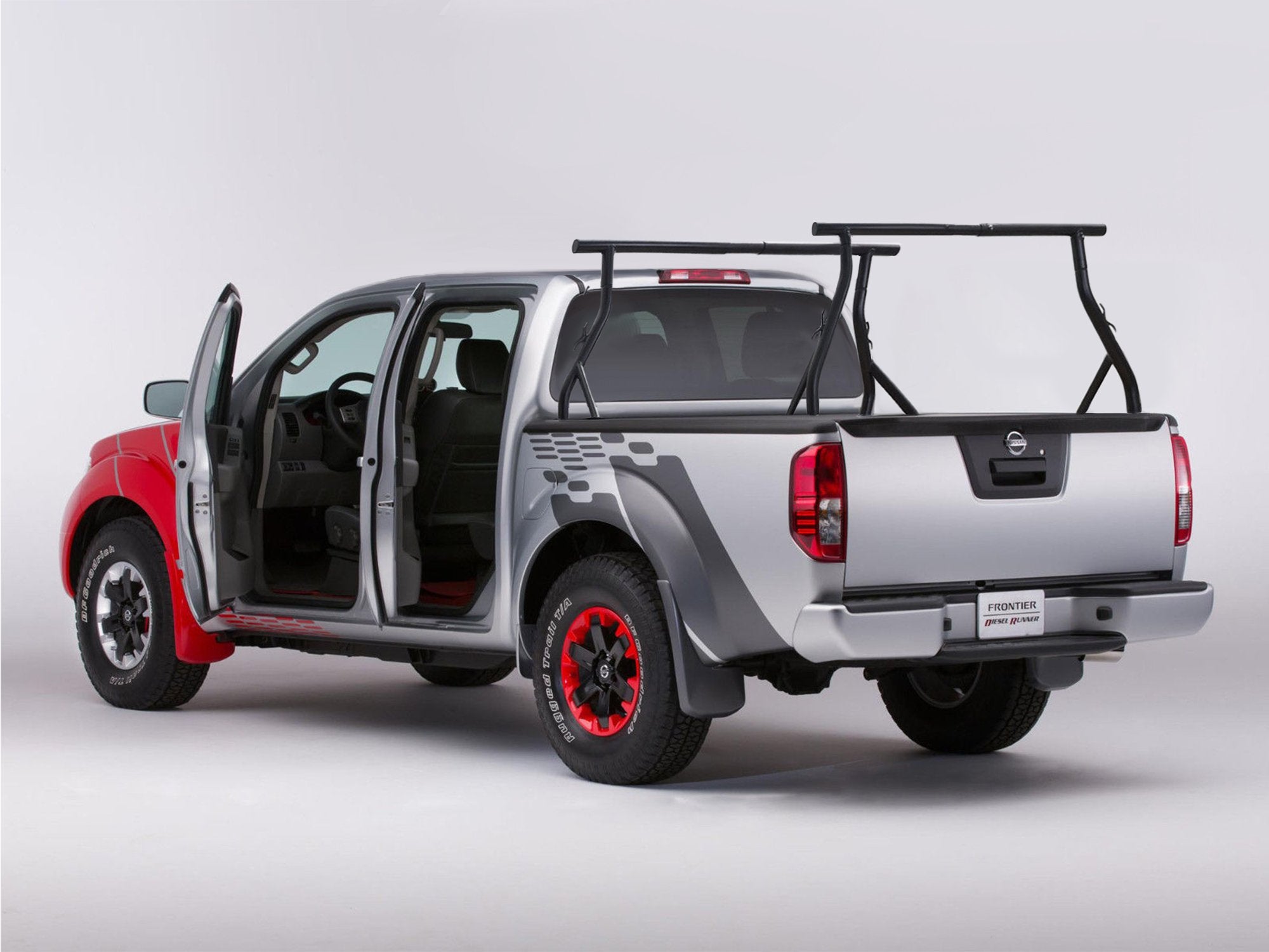 Tms 800Lb Universal Pick Up Truck Ladder Rack Contractor Pick Up Rack Lumber Utility(Us Patent No. D843,922)