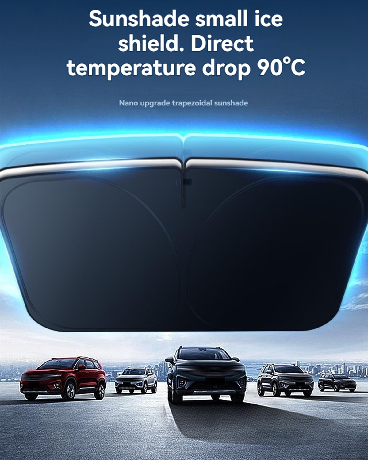 Windshield Sun Shade for Kia Seltos Front Window Shades Cover for 2020-2025 Seltos Windshield Sun Visor Protector Car Accessorie