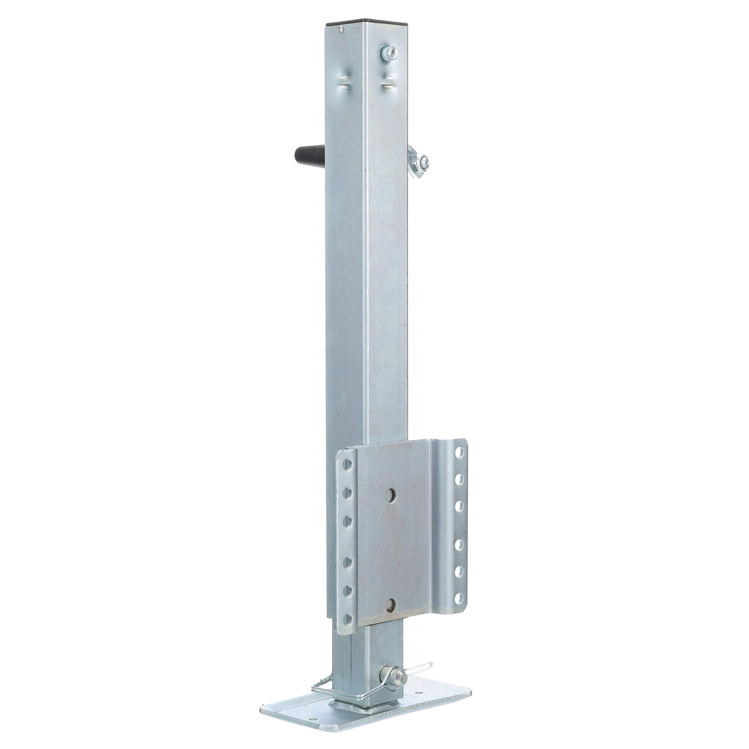 Seachoice Heavy Duty Trailer Jack, Fixed Mount Jack W/Drop Leg, 28.6 In. Of Lift, Max Load 2,500 Lbs.