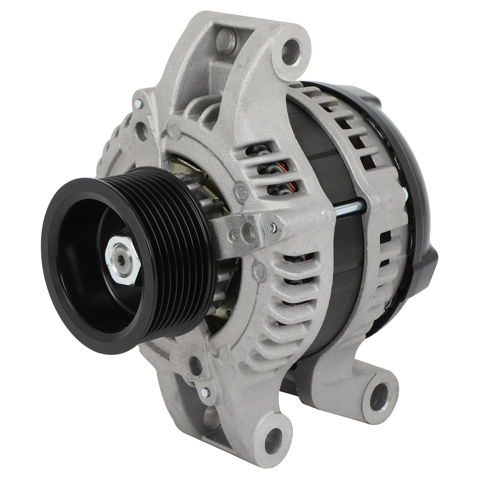 SCITOO Alternator Compatible with 6.4L for Ford Diesel Truck 2008-2010, for Ford F450 2008-2010- 12V 130Amp CW S8 Pulley Class, 