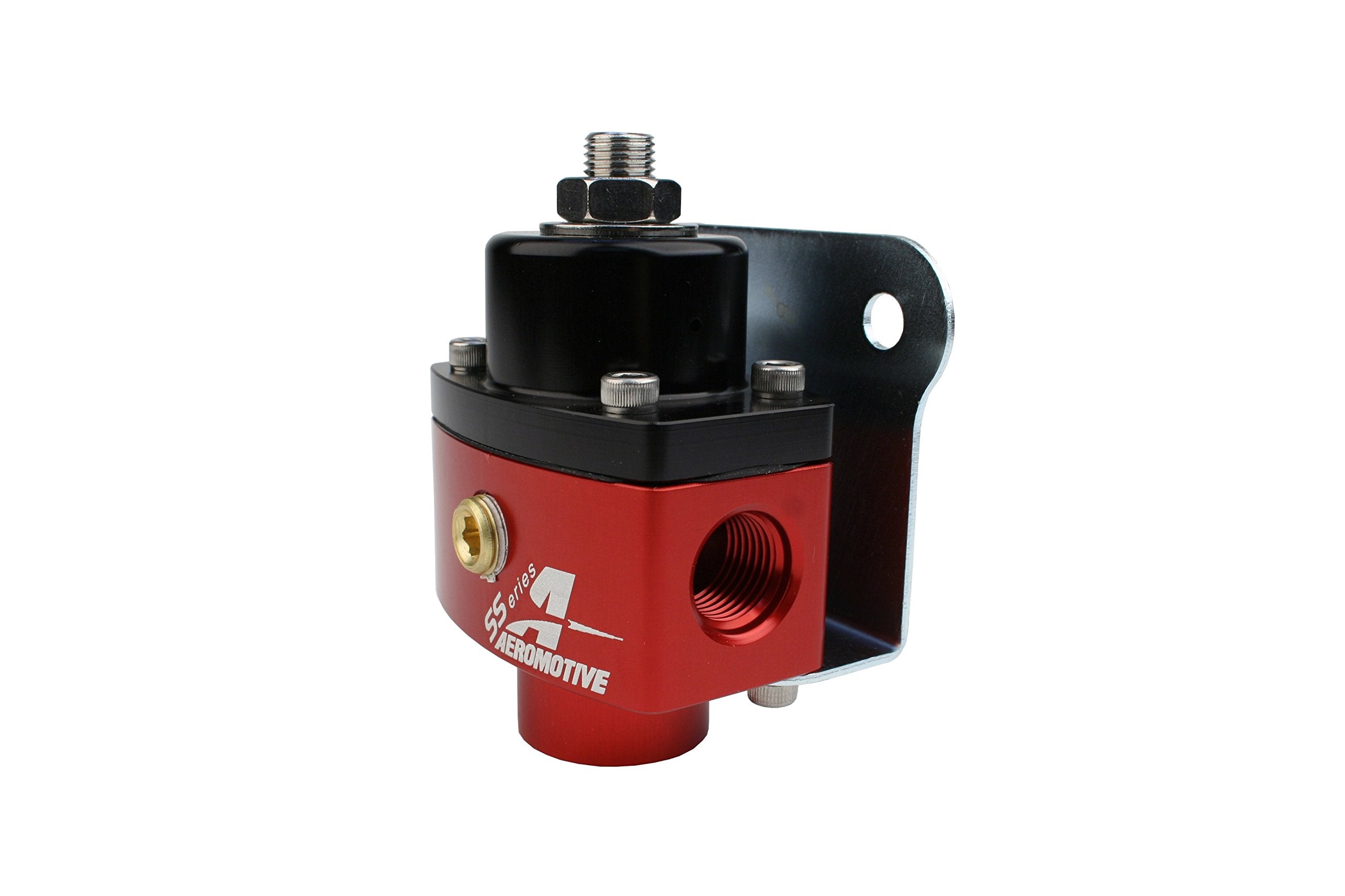 Aeromotive 13201 Regulator, Carbureted Adjustable, Billet 2-Port An-6