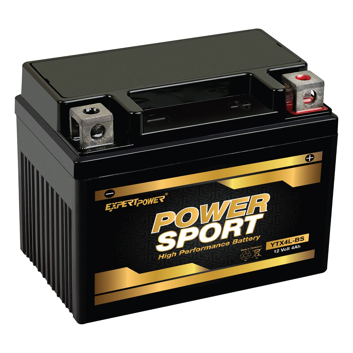 Ytx4L-Bs, Yt4L, Ytx4L, Yt4L-Bs, Gtx4L-Bs, Gt4L-Bs, Gtx4L, Gt4L Replacement 12V3Ah Wpx4L-Bs Sealed Agm For Arctic Cat, Polaris, B