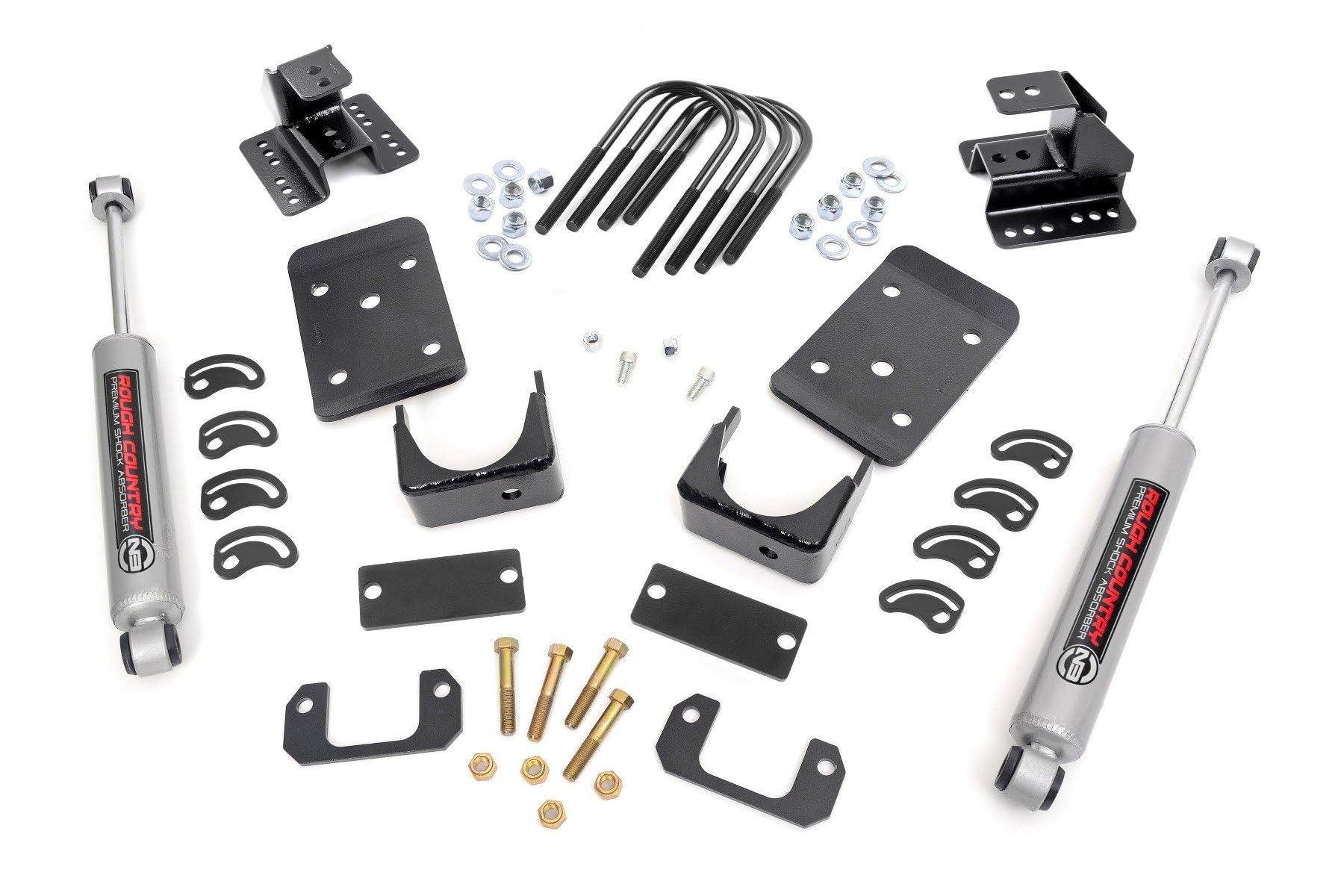 Rough Country 2 Front 4 Rear Lowering Kit for 07-15 Chevy/GMC 1500 2WD - 72330