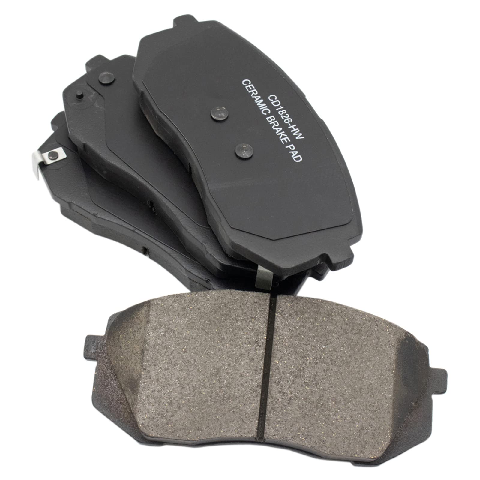 TRQ Front Brake Pads Ceramic Compatible with 2019-2021 Hyundai Kona Electric 2015-2019 Sonata 2016-2020 Kia Optima