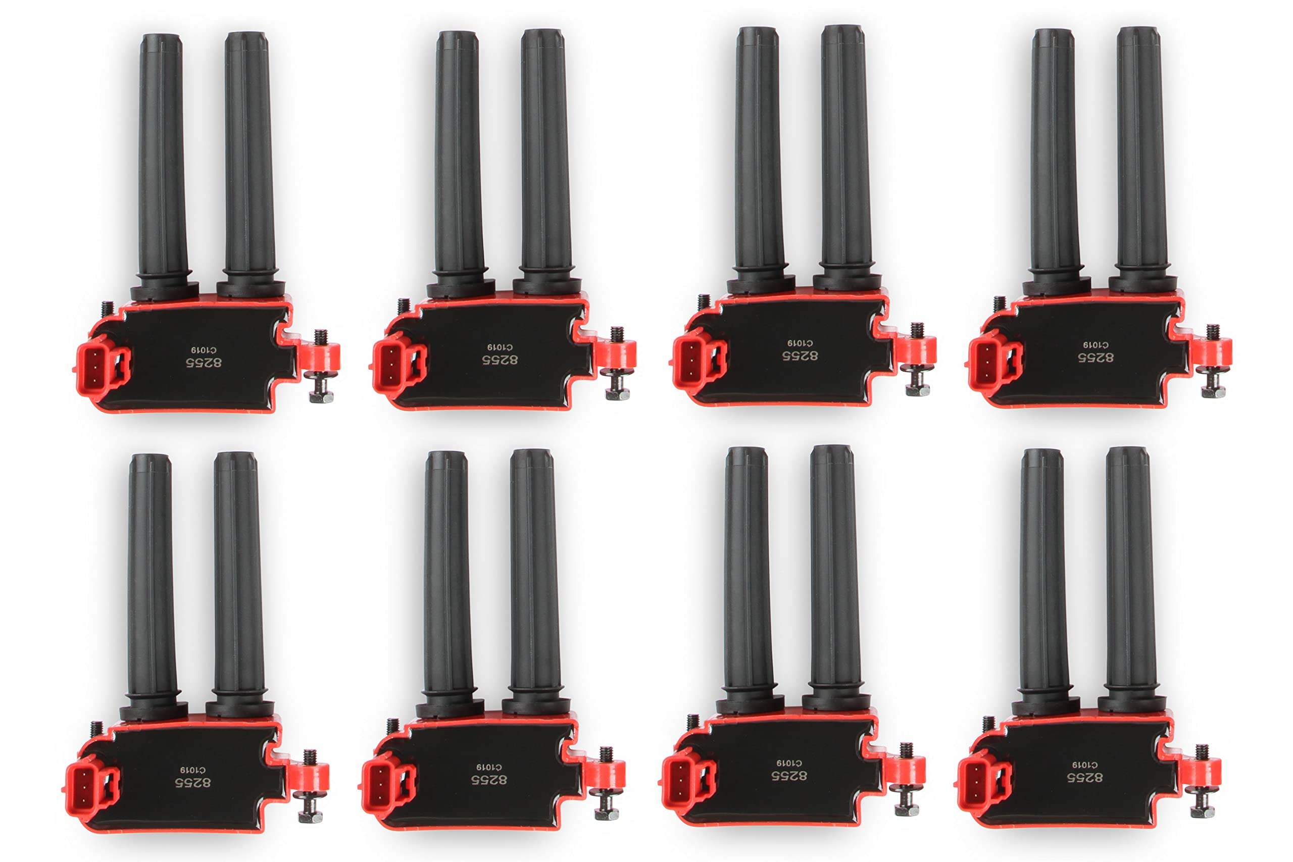 Msd 82558 Ignition Coils 2005-2020 Hemi 5.7L/6.1L/6.2L/6.4L Engines, Red, 8-Pack