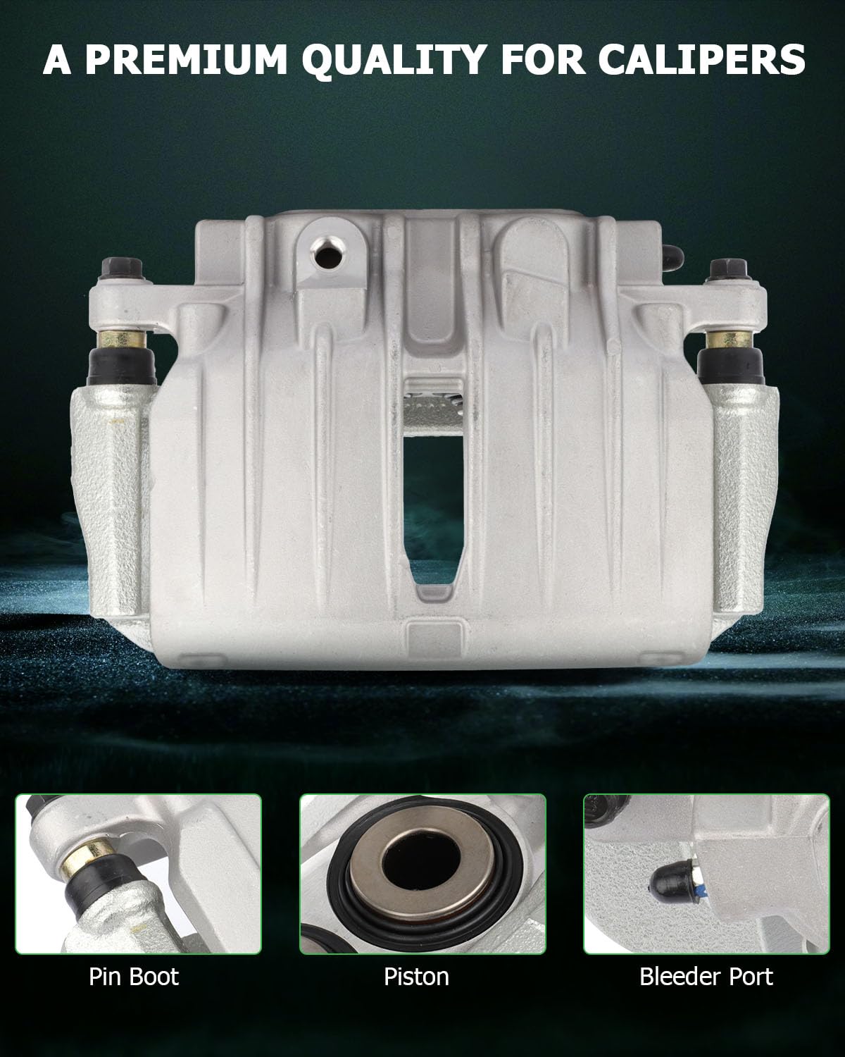 Scitoo 18-B4764 Rear Left Brake Caliper W/Bracket For Cadillac For Escalade/For Escalade Esv,For Chevy For Silverado 1500 Hd/For