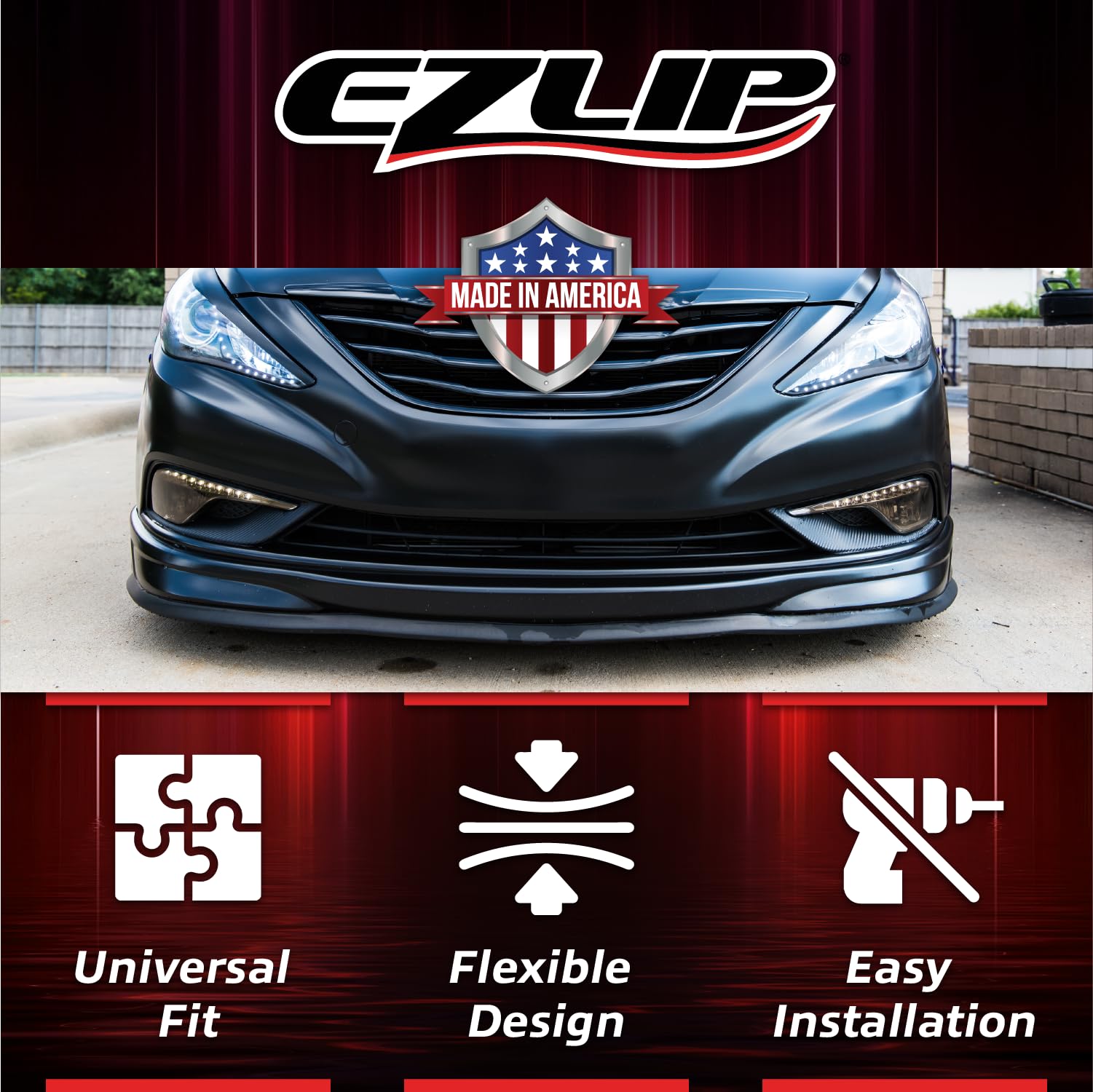 Ez Lip Colors - The Original Universal Fit 1-Inch Lip Spoiler (White)