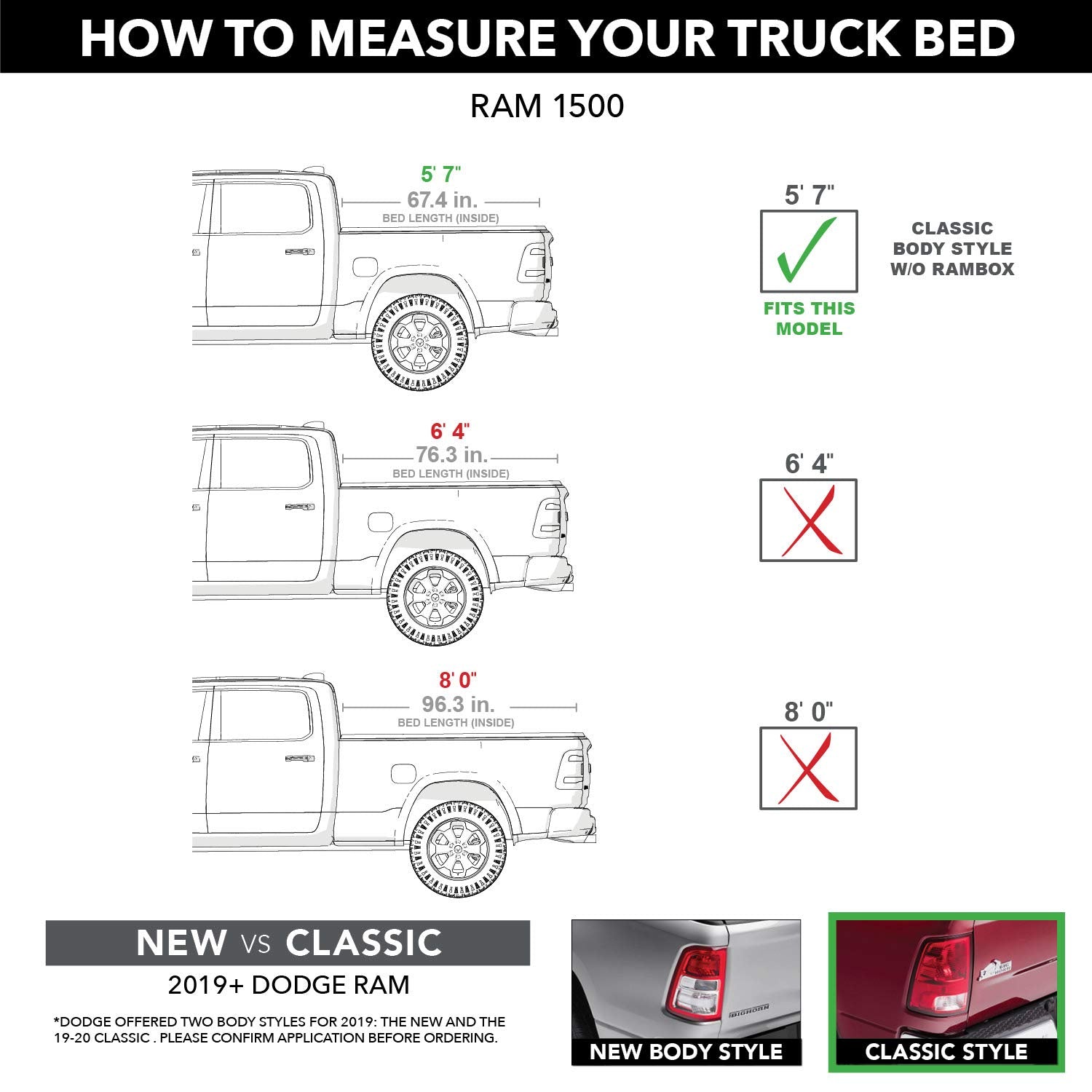 Realtruck Bak Revolver X4S Hard Rolling Truck Bed Tonneau Cover | 80207 | Fits 2009 - 2023 Dodge Ram 5' 7' Bed (67.4')