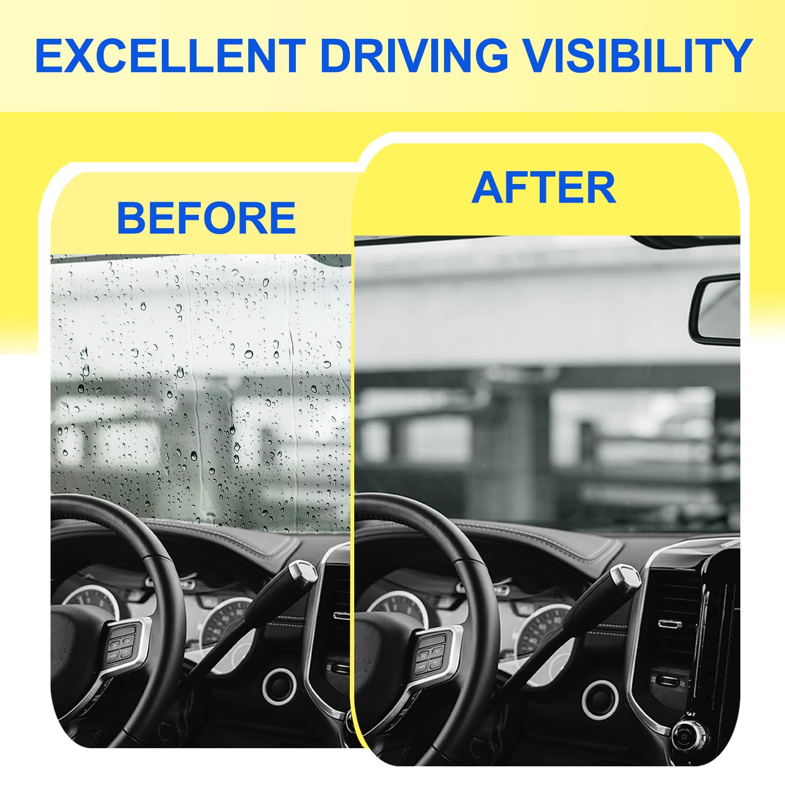 Anikluim 24''+19'' Wiper Blades With 10'' Rear Wiper Blade Set Replacement For 2002 2003 2004 2005 2006 2007 Saturn Vue Windshie