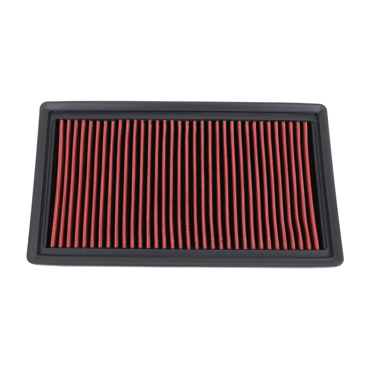 Red Washable Drop-In Air Filter Panel Compatible With Avalon/C-Hr/Camry / Rav4 / Ux200 18-20