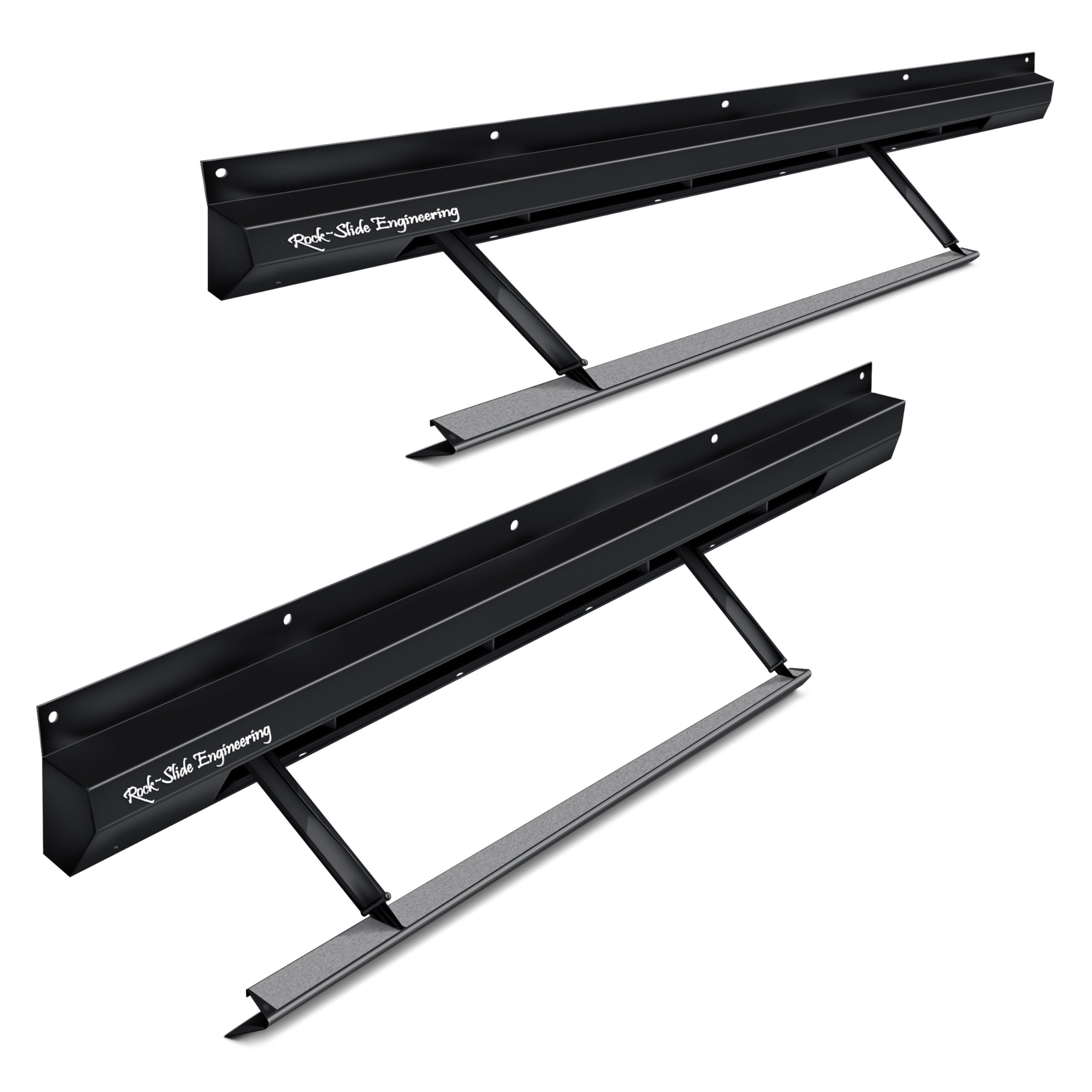 Rock Slide Engineering Bd-Ss-300-Jt4D Jt Gladiator Step Sliders 3Rd Gen Driver Side Sub Part 2020-22 Jeep Jt Gladiator