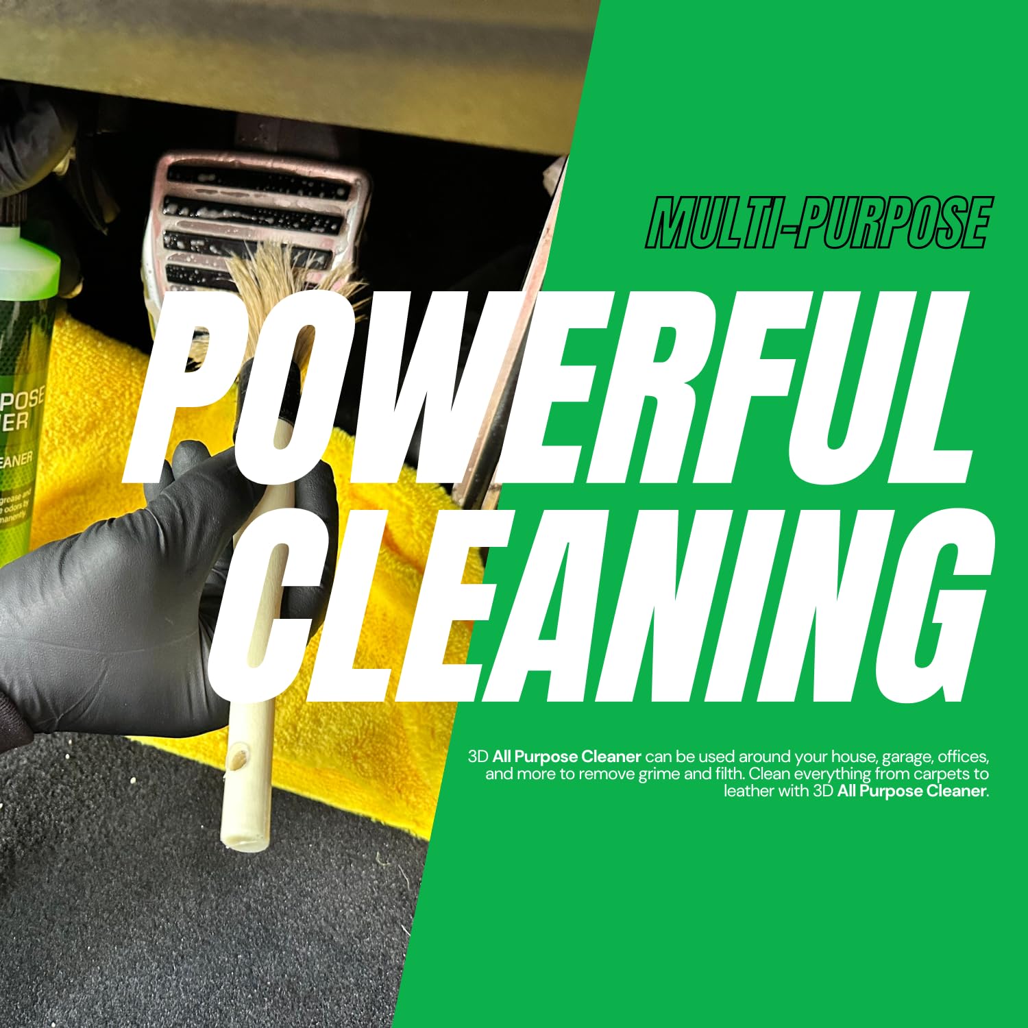 3D Multi Surface Cleaner Refill - 128 Fl Oz (1 Gallon) for Car, Home & Office Use - Model 104G01