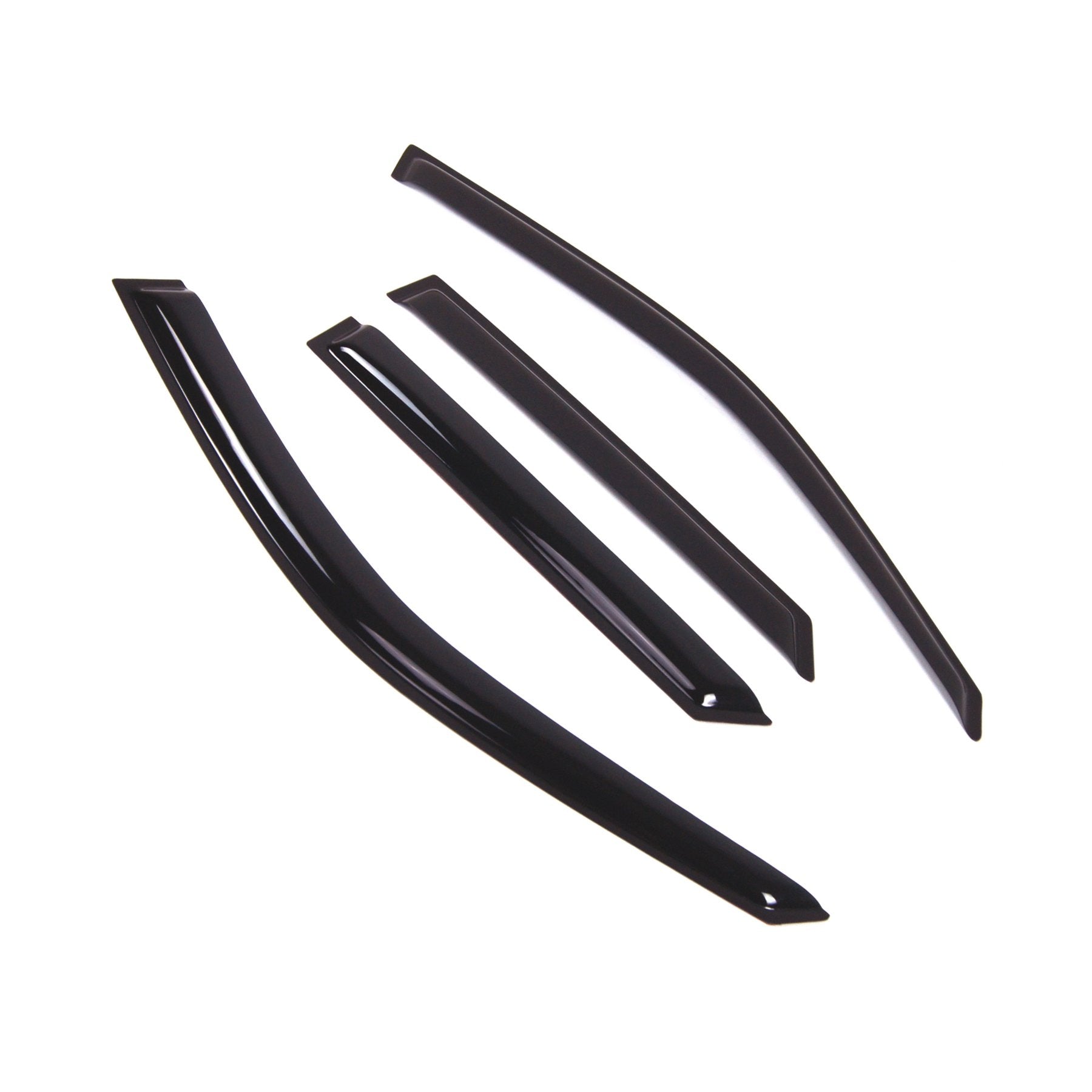 Tuningpros Outside Mount Window Vent Visors Rain Guards Compatible With Mazda Protege5 2002-2005 | Side Window Wind Deflectors R