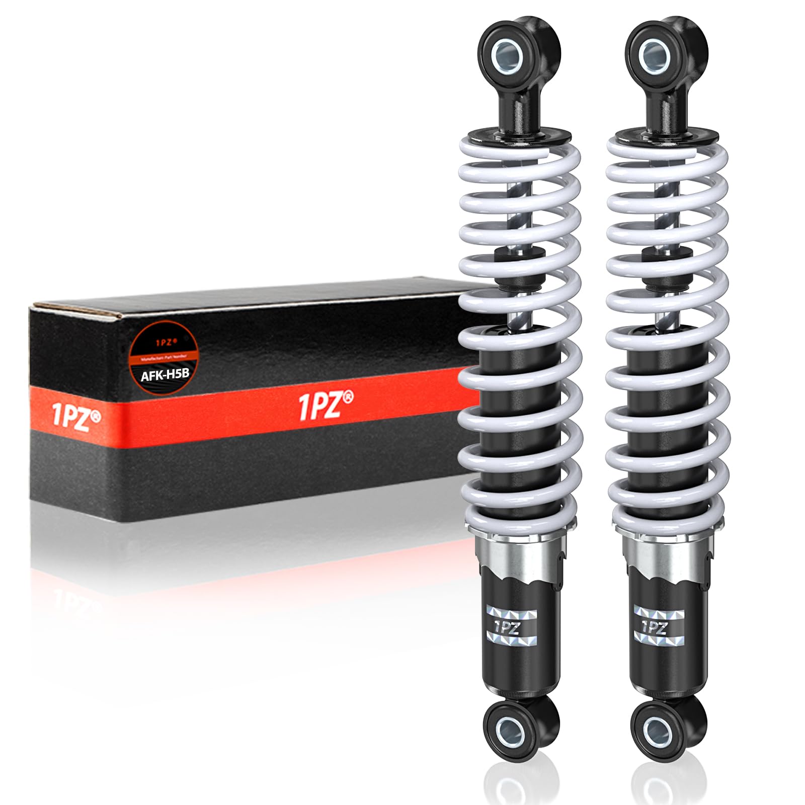 1PZ AFK-H5B 2pcs 10'' 11'' Adjustable Front Shock set Replacement for 50cc 70cc 90cc 110cc 125cc KID Quad ATV Go Kart Coolster T