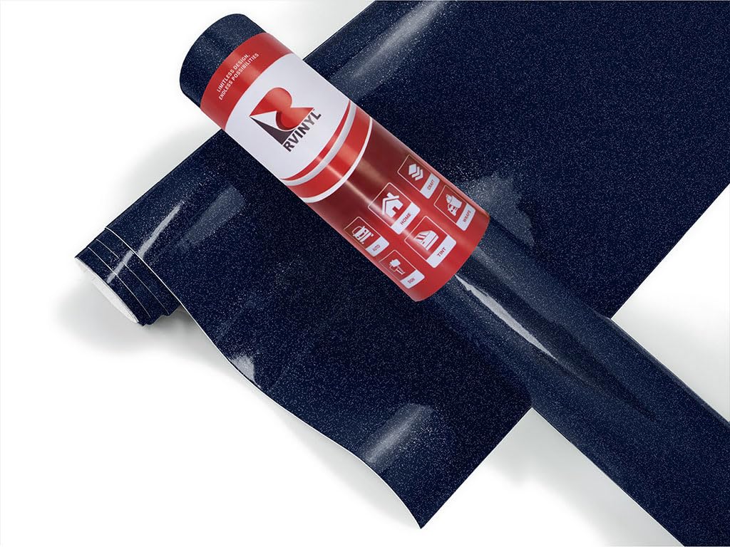 3M 2080 Gp272 Gloss Midnight Blue (5Ft X 24Ft) Vinyl Wrap Film Sheet With Air-Release For Cars, Trucks & More (120Sq Ft Roll)