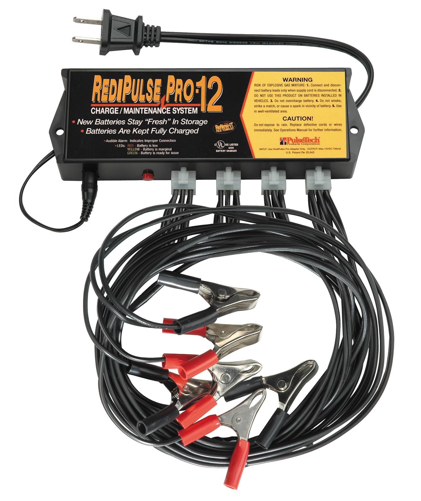 PulseTech PRO-12-RP Battery Maintenance System - RediPulse12 for Optimal Performance