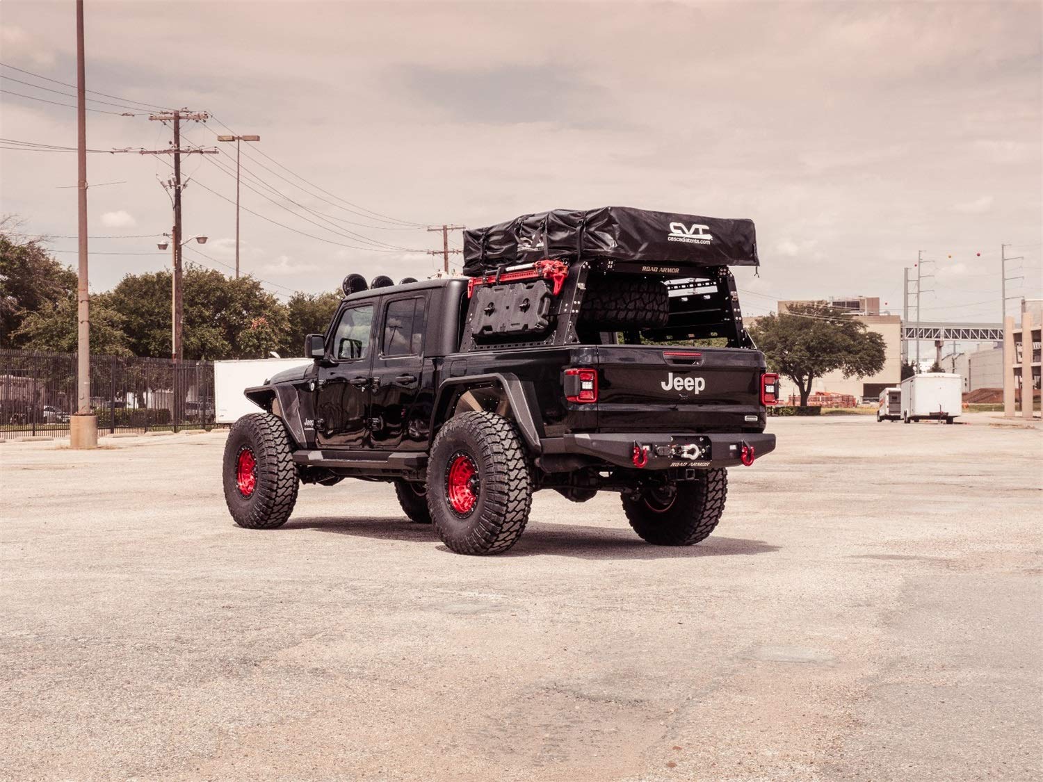 Road Armor 520Stp4B Running Boards Fits Jeep Gladiator