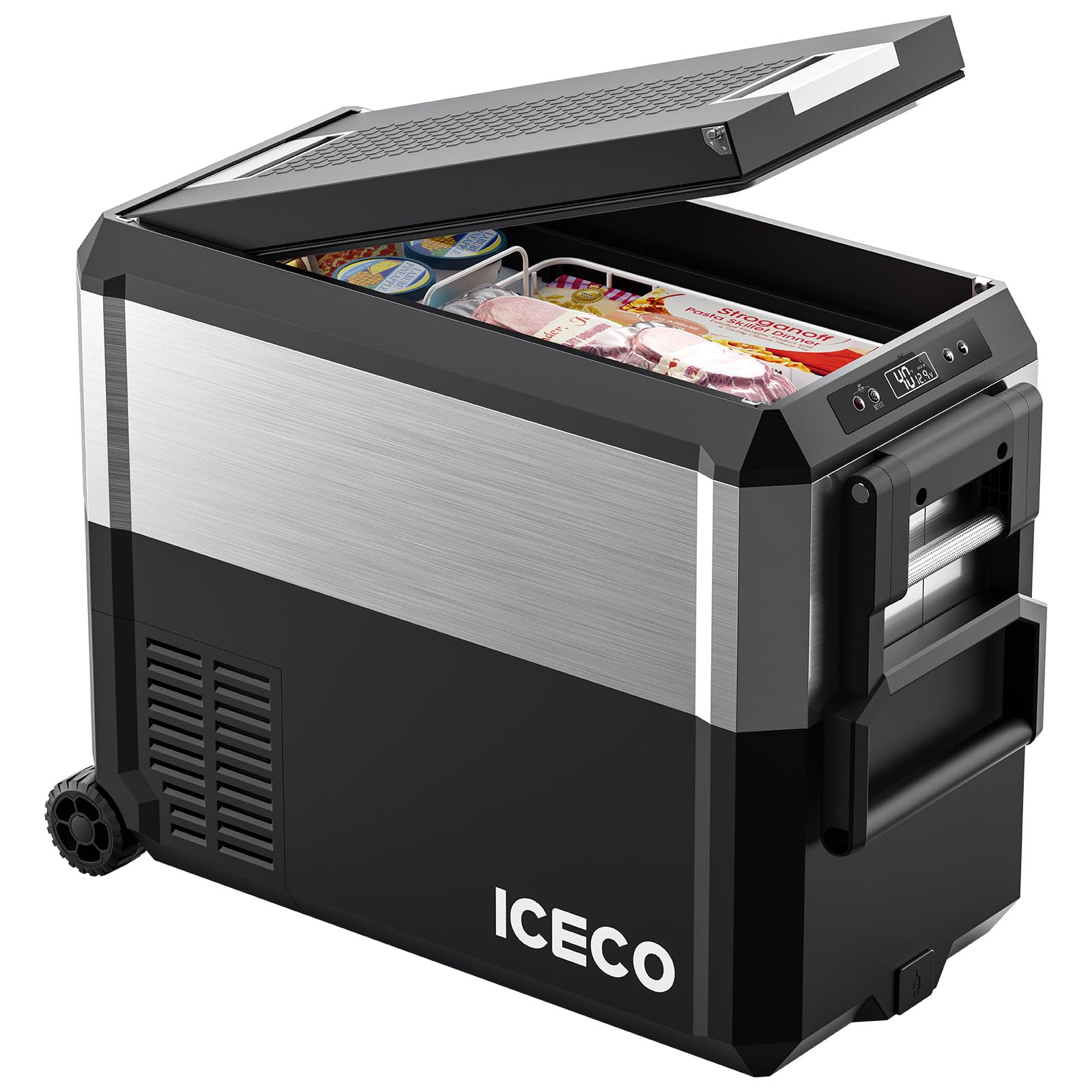 Iceco Jp50 Pro Portable Refrigerator,12Volt Car Fridge Freezer, Compact Refrigerator With Secop Compressor, For Outdoor, Camping