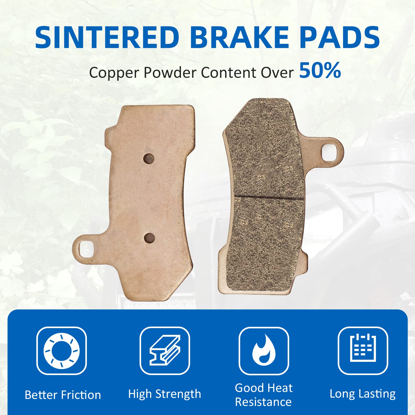 Front Rear Brake Pads Sintered for Harley Davidson Road Glide Road King Street Glide Electra Glide Ultra Limited Night Rod Stree