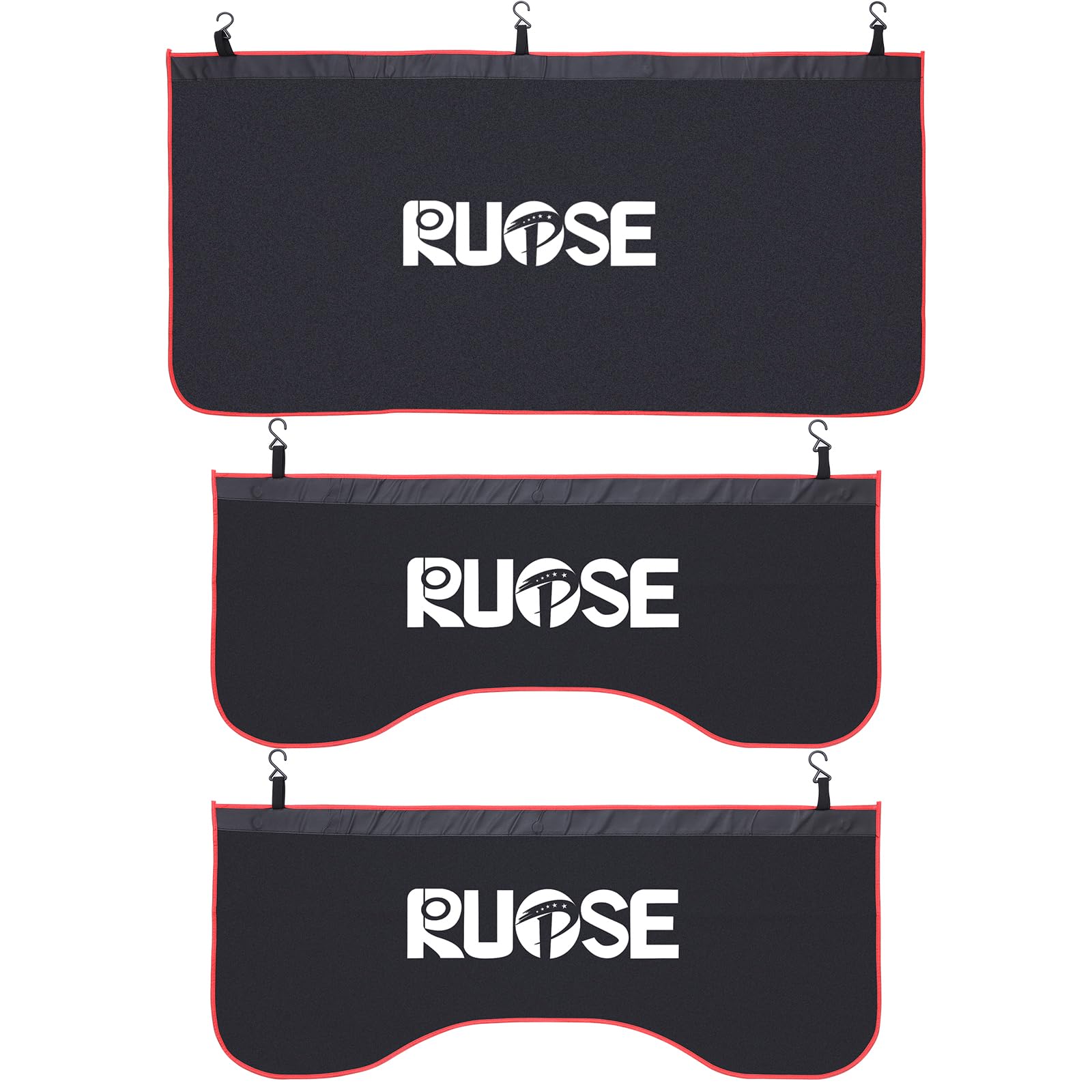Rupse 3 Pcs Fender Protectors For Mechanics,Microfiber Leather Car Fender Cover Mats Pads,Mechanic Magnetic Fender Protector Mat