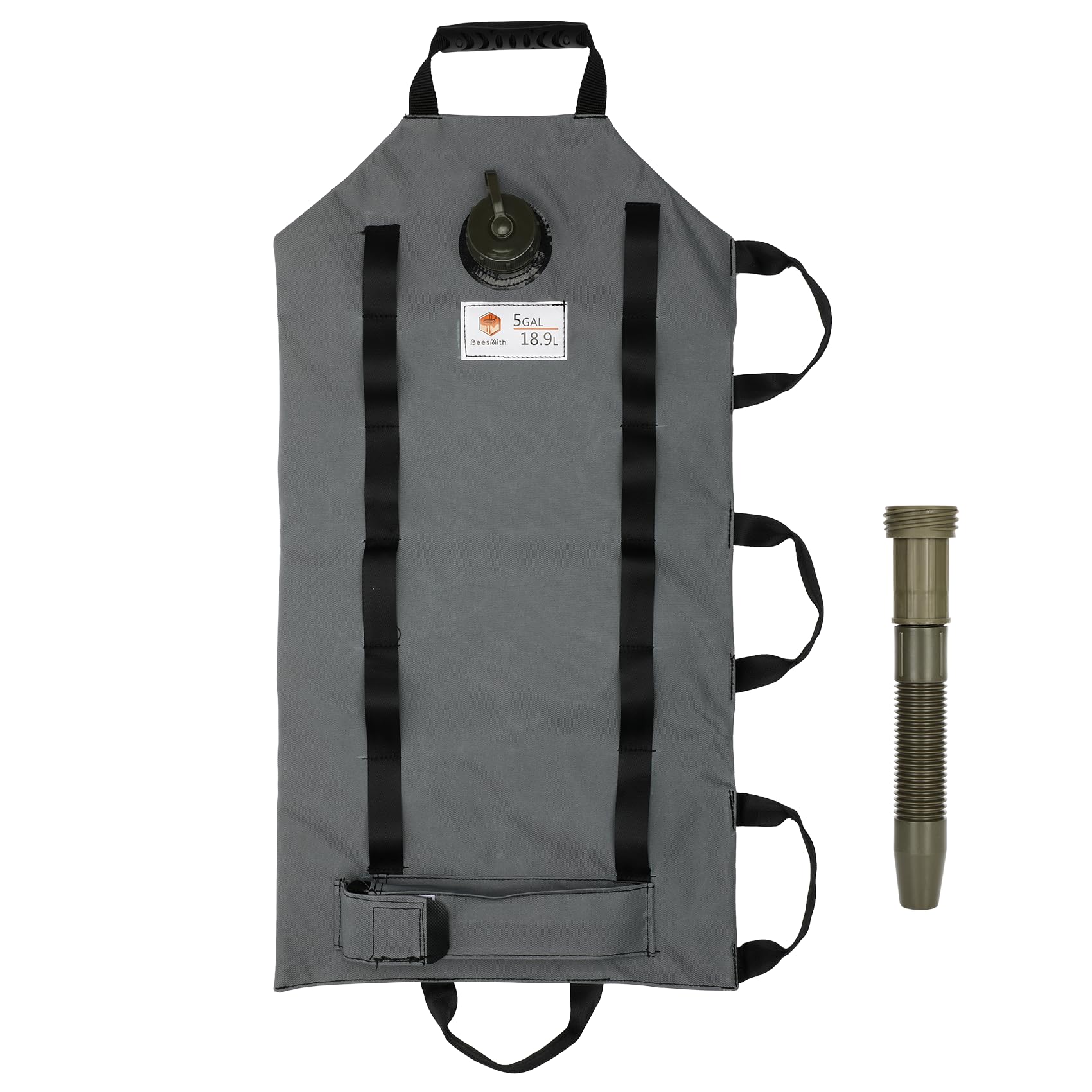 BeesMith 5 Gallon Armadillo Bag, Double Wear Resistant Collapsible Utility Bladder for Safe Transportation and Storage of Automo