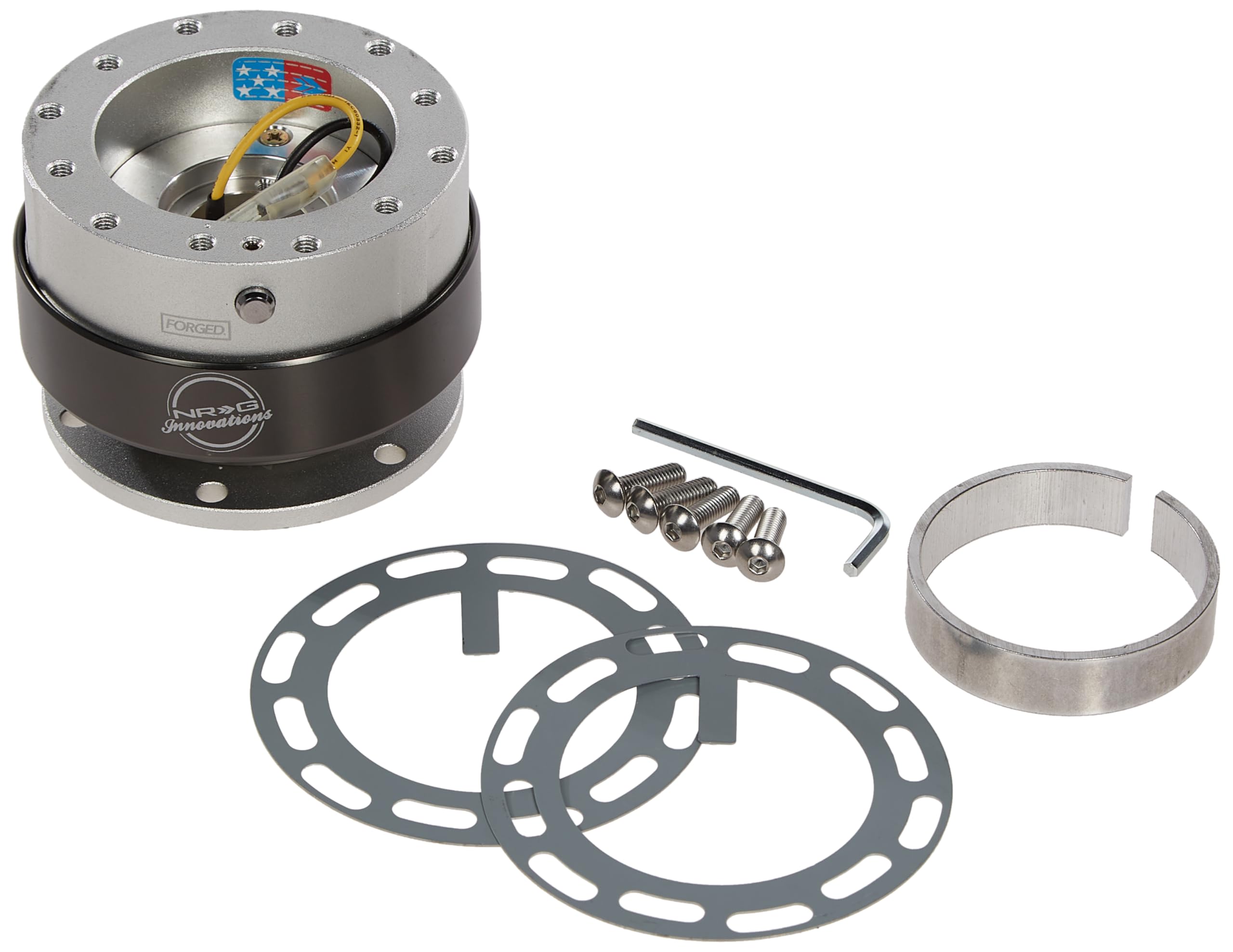 NRG Innovations SRK200SL Quick Release (Silver Body/Titanium Chrome Ring)