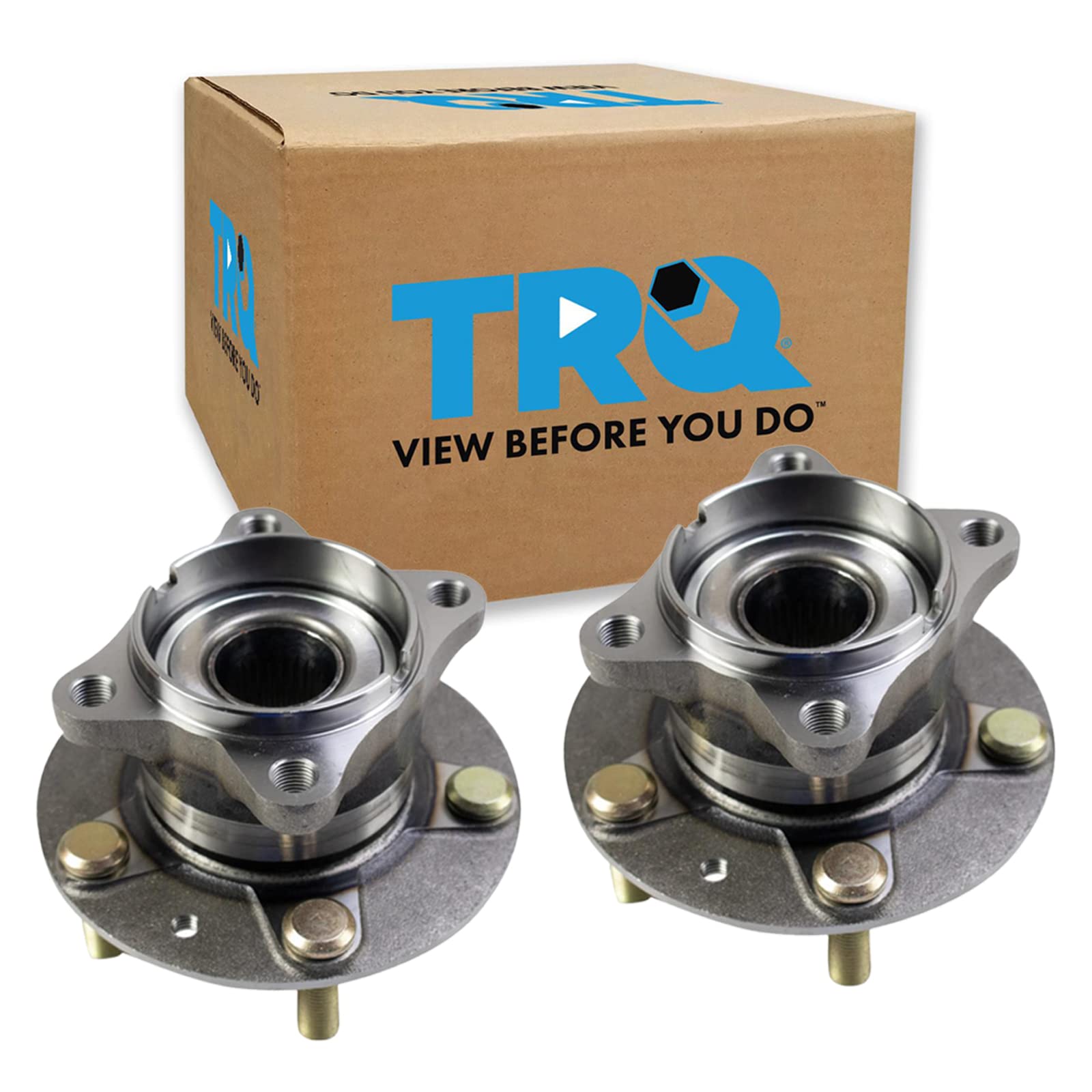Trq Rear Wheel Hub Bearings Assembly Set Compatible With 2016-2021 Mazda Cx-3