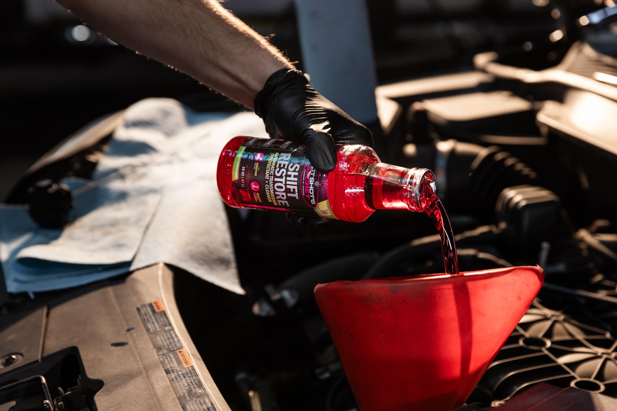 Hot Shot'S Secret Shift Restore Automatic Transmission Additive 16 Fl Oz Bottle