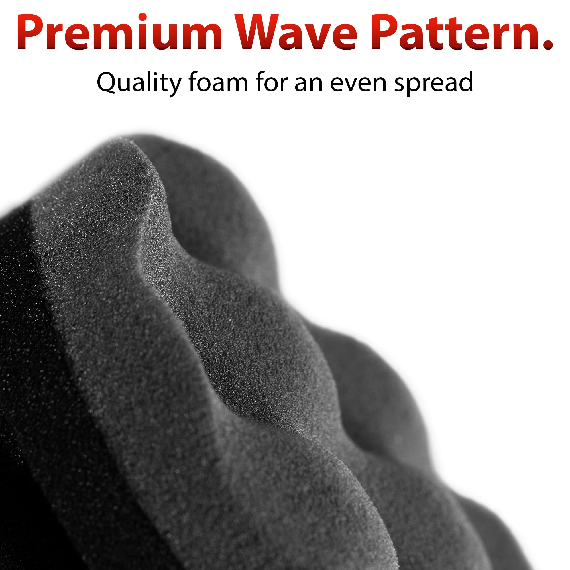 Adam 'S Polishes Pro Tire Hex Grip Applicator (3 Pack) - Tire Shine Car Detailing Foam Sponge Tool|Car Cleaning Supplies After C