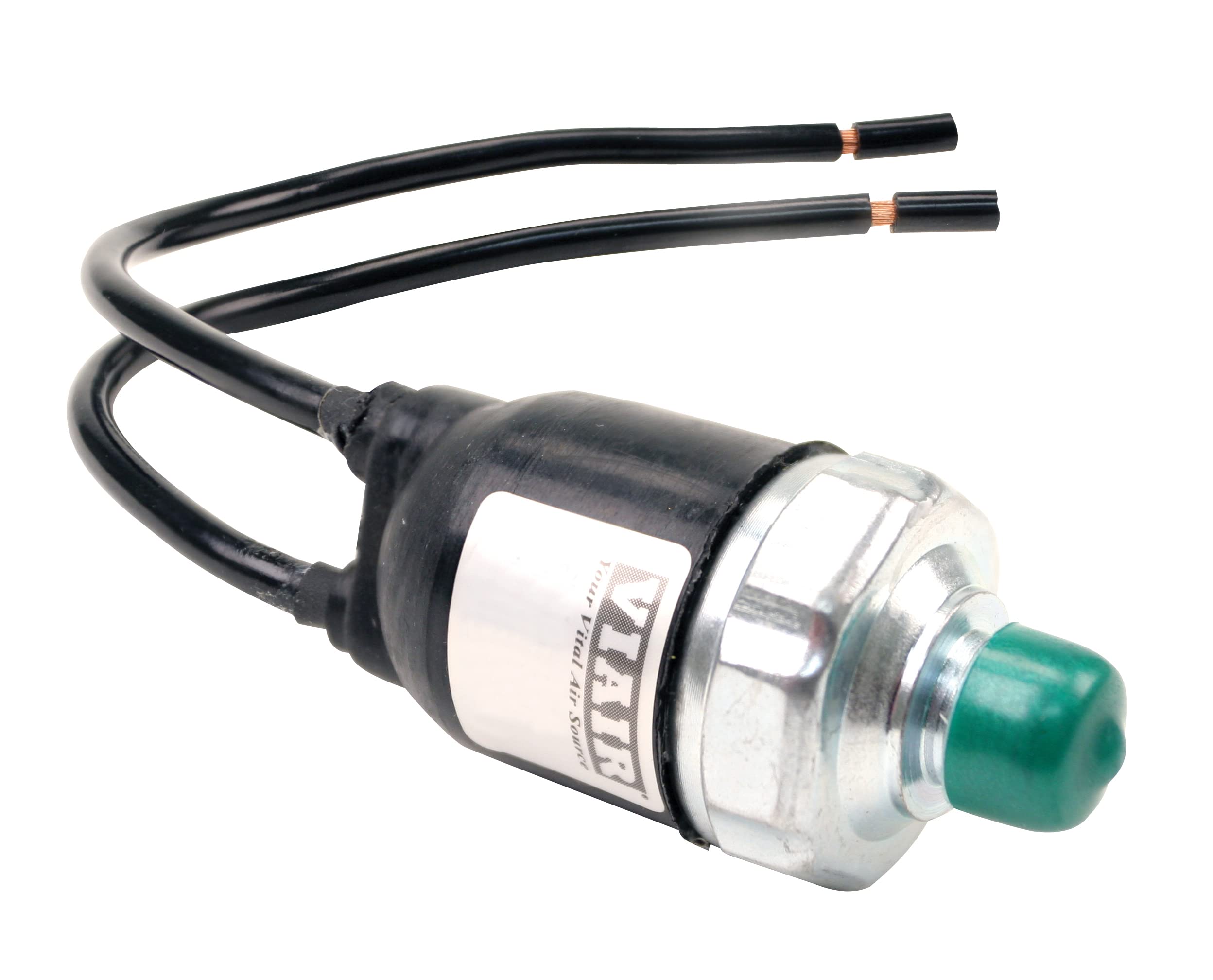 Viair 90226 Sealed Pressure Switch, 1/4'' M Npt Port, 12 Ga Lead Wires (85 Psi On, 105 Psi Off)