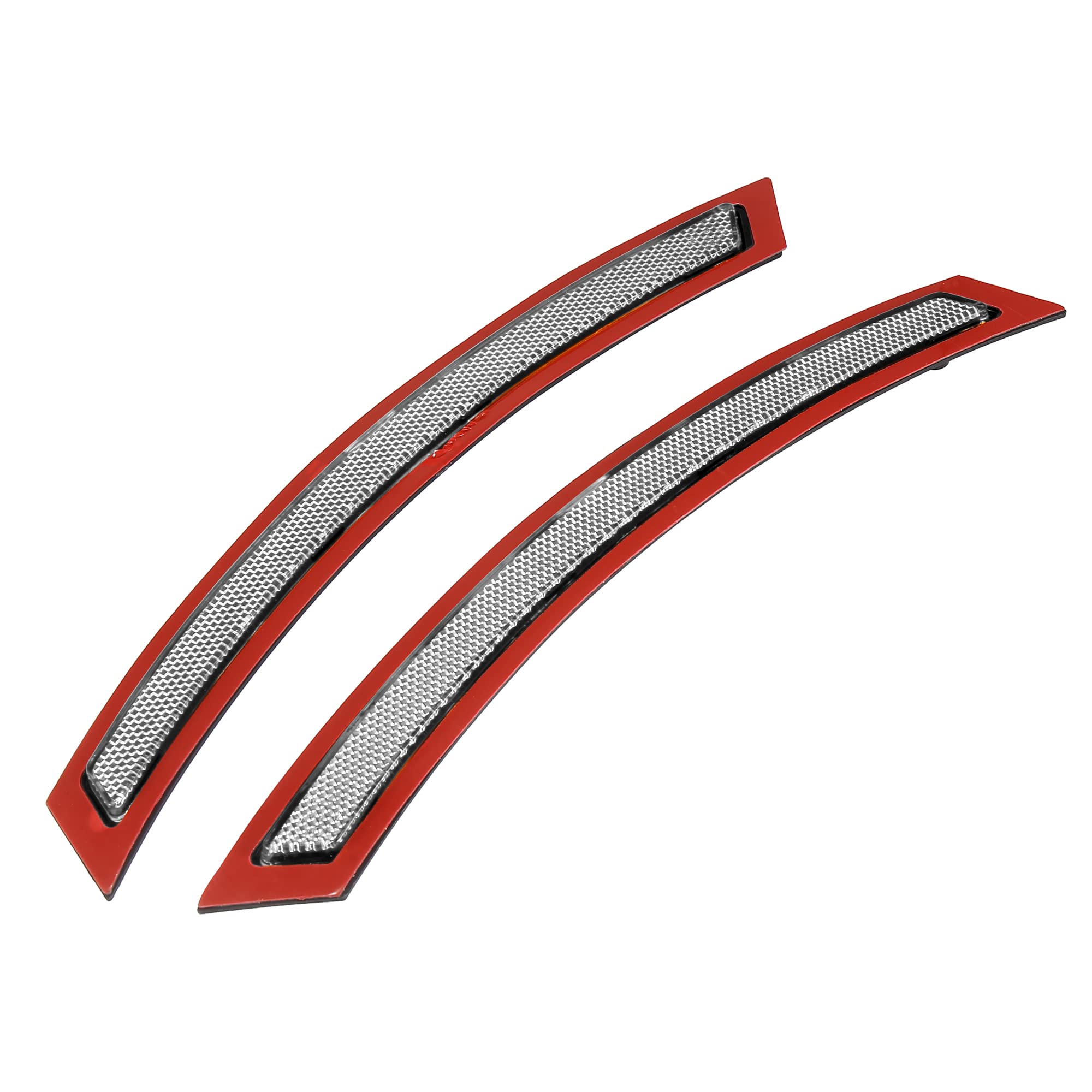 X AUTOHAUX Pair 63147290093 63147290094 Front Bumper Reflector Side Marker for BMW F15 F85 X5 M 2014-2017 Replace Original Refle