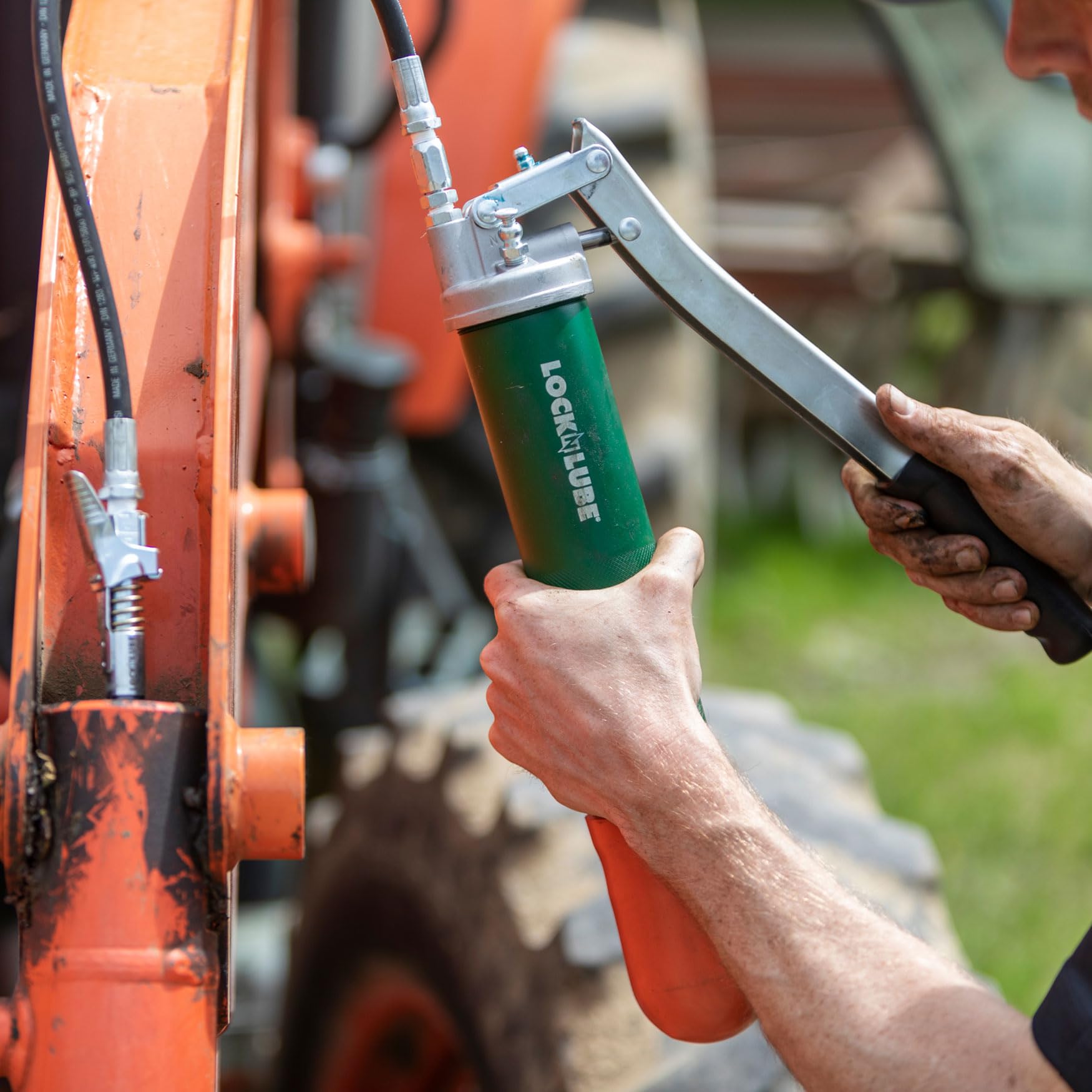 Locknlube Lever Grip Grease Gun