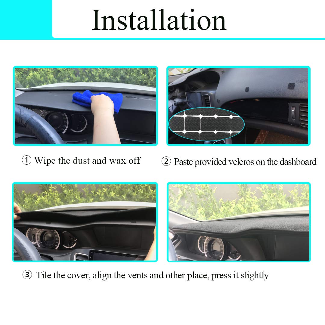 Dash Cover Custom Fit For 1997-2000 Chevy Chevrolet Silverado/Gmc C1500 C2500 C3500 K1500 K2500 K3500, 1997-99 Gmc Yukon/Chevy T