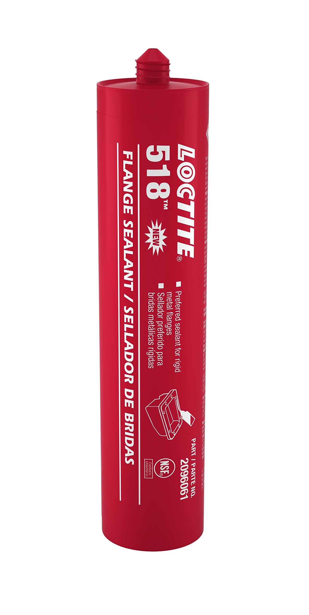518 Gasket Sealant 300 Ml Cartridge Red