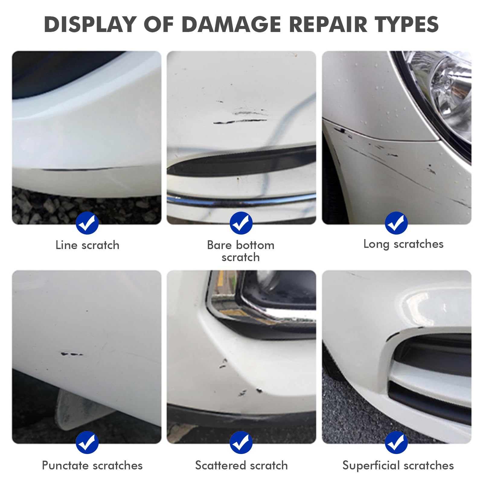 XTryfun GBA/WA555 Black Touch Up Paint Compatible with Chevrolet, DIY Car Paint Scratch Repair, Quick & Easy Fix Automotive Scra