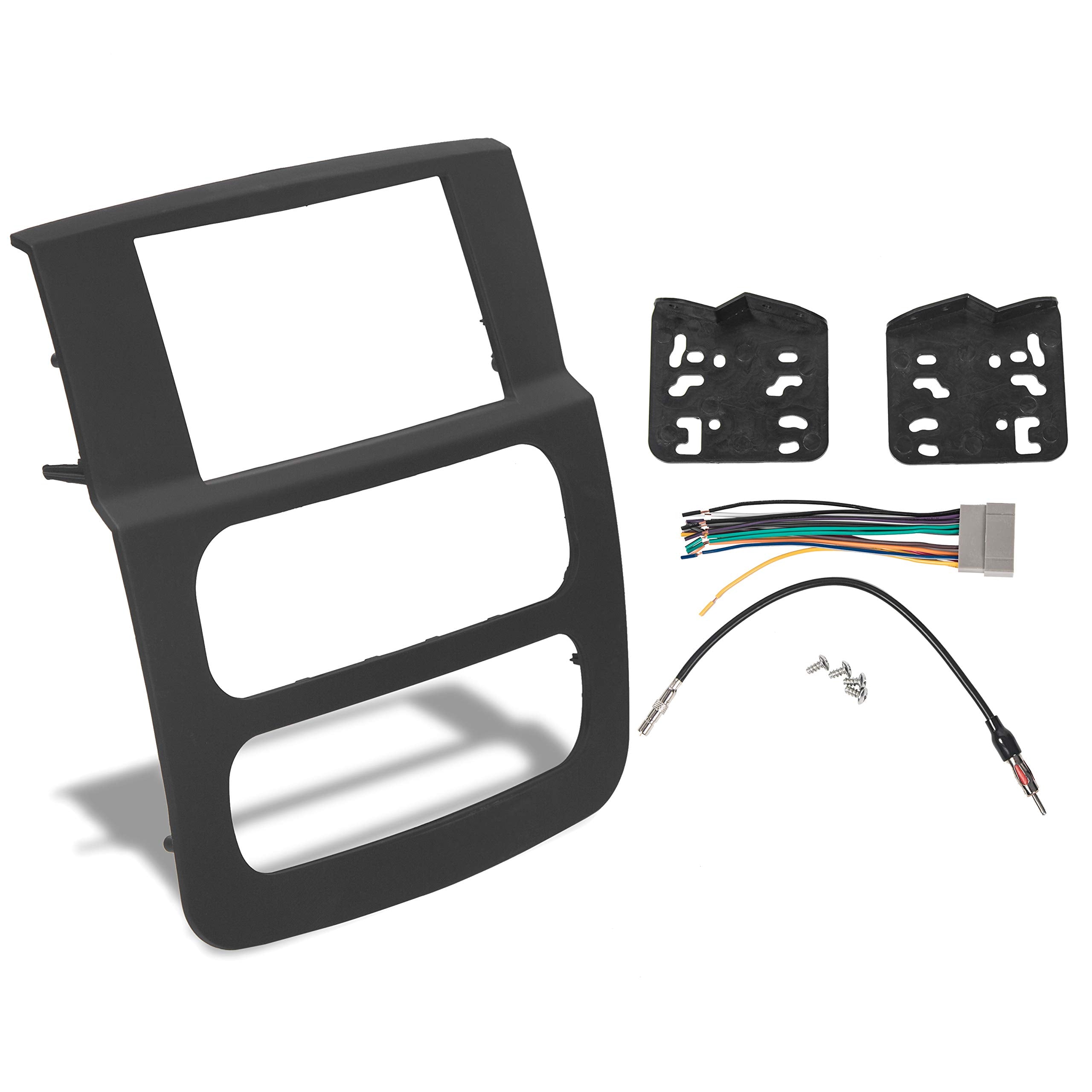 Double Din Stereo Dash Installation Kit Compatible With Ram 2002-2005 Pickup