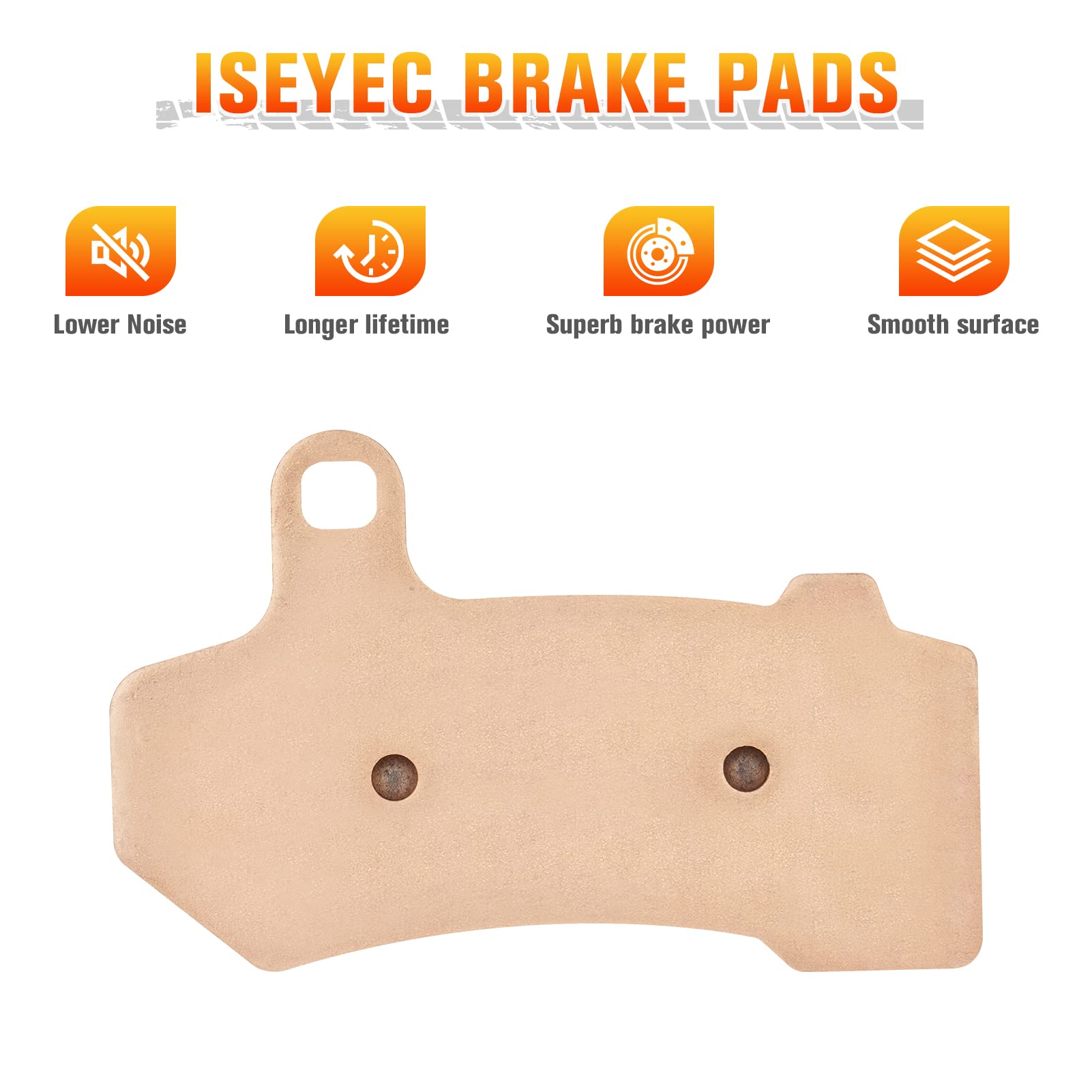 Front & Rear Brake Pads Sintered for Harley Davidson FLHR Road King FLHX Street Glide,08-20 FLHTCU Ultra Classic Electra Glide V