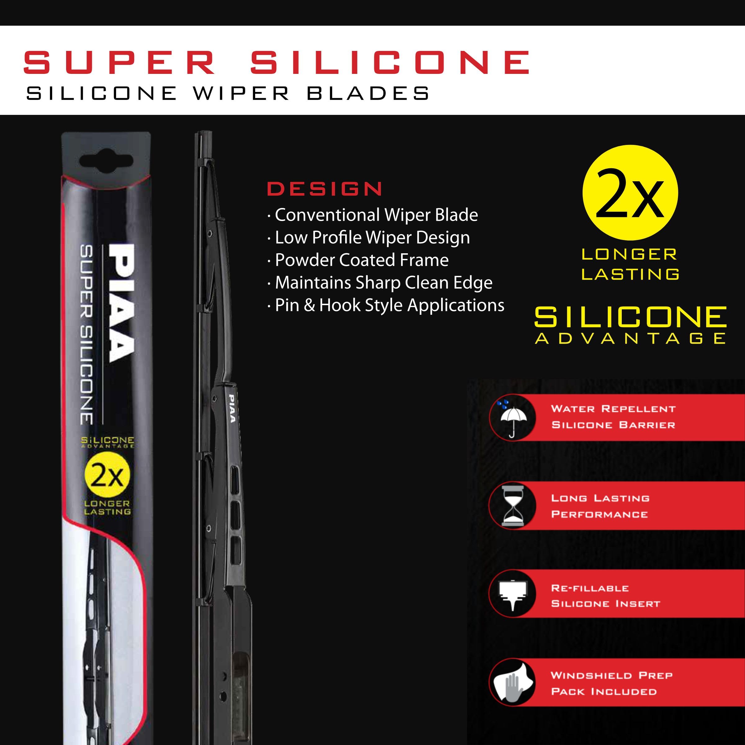 Piaa 95045 Super Silicone Wiper Blade - 18'' 450Mm (Pack Of 1)