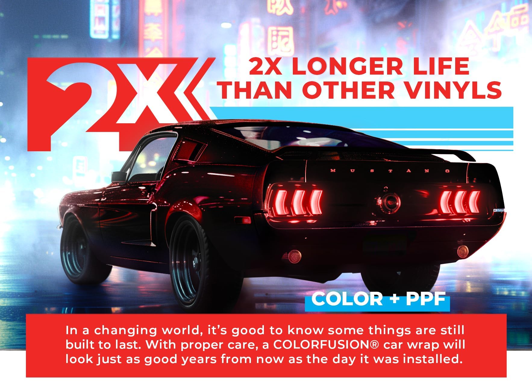 Colorfusion Ppf By Vvivid, Gloss Demon Dry Apply Ppf Vinyl Car Wrap Roll 60Ft X 5Ft