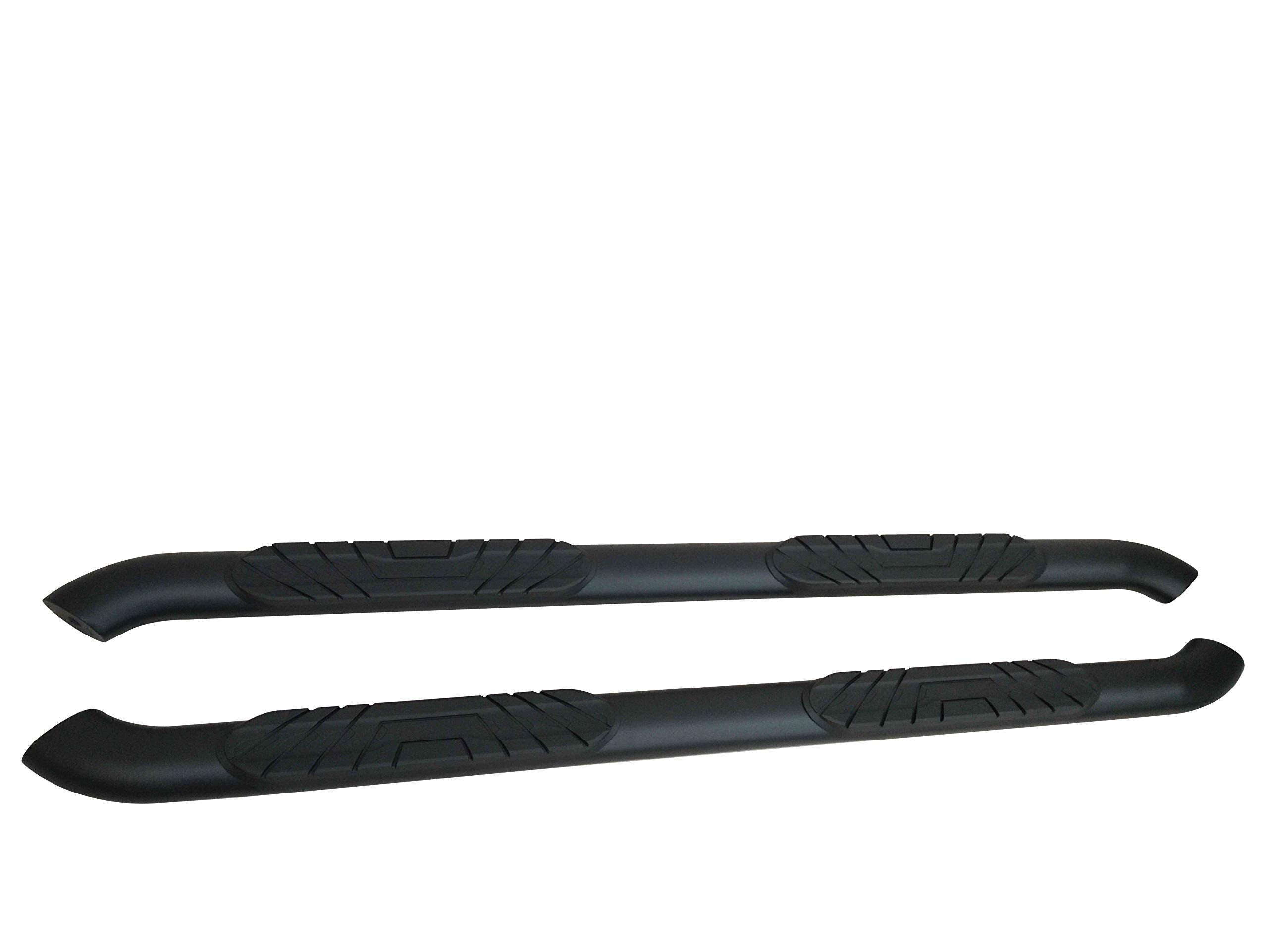Trailfx A1004B 4 Oval Bent Side Bar Blk