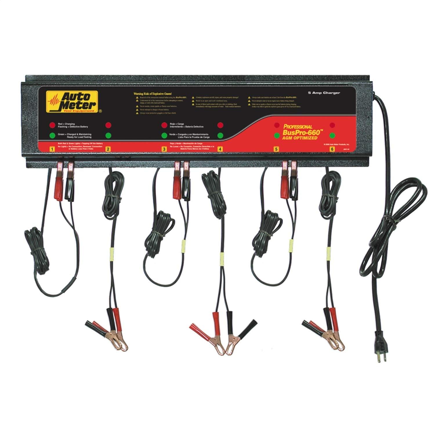 Auto Meter Buspro660 Agm Optimized Multi Battery Charging Station