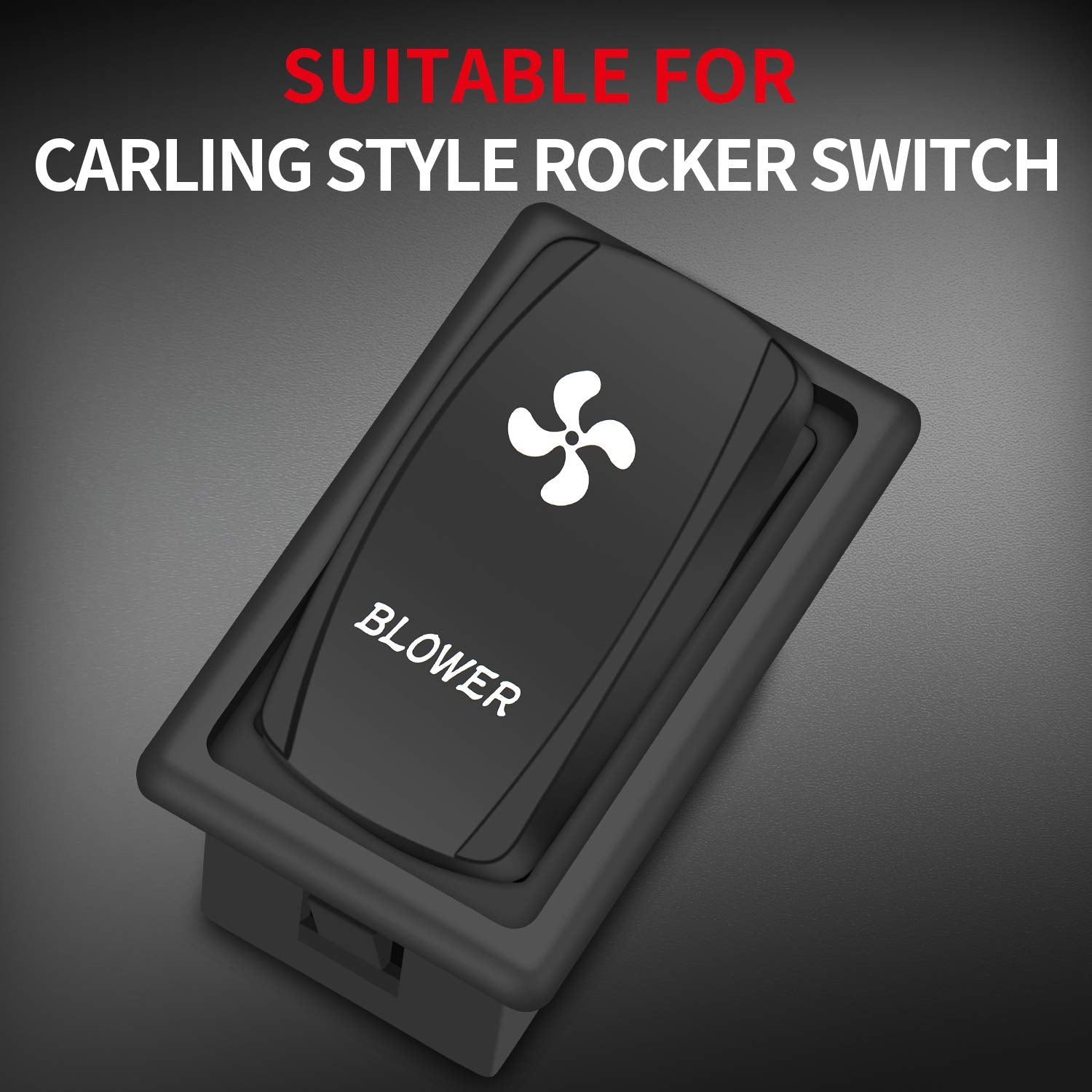 Daiertek 1-Slot Rocker Switch Panel Housing Holder Black Plastic Single Mount Marine Toggle Switch Mounting Panel For Vehicles Automotive Car 4X4 Suv Atv Utv Marine Boat -2Pack