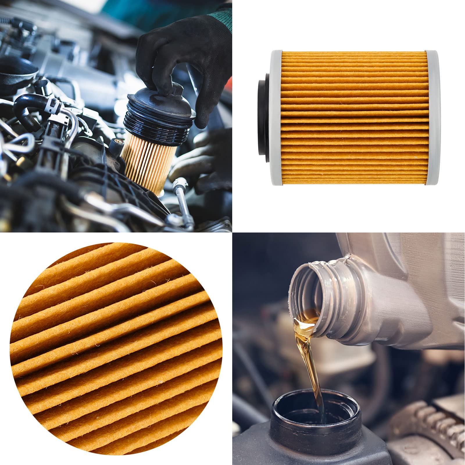 Anoety Oil Filter Replace For: Can-Am Outlander 650 450 850 570 1000 Maverick 1000R Defender Renegade Traxter 975 Commander Max