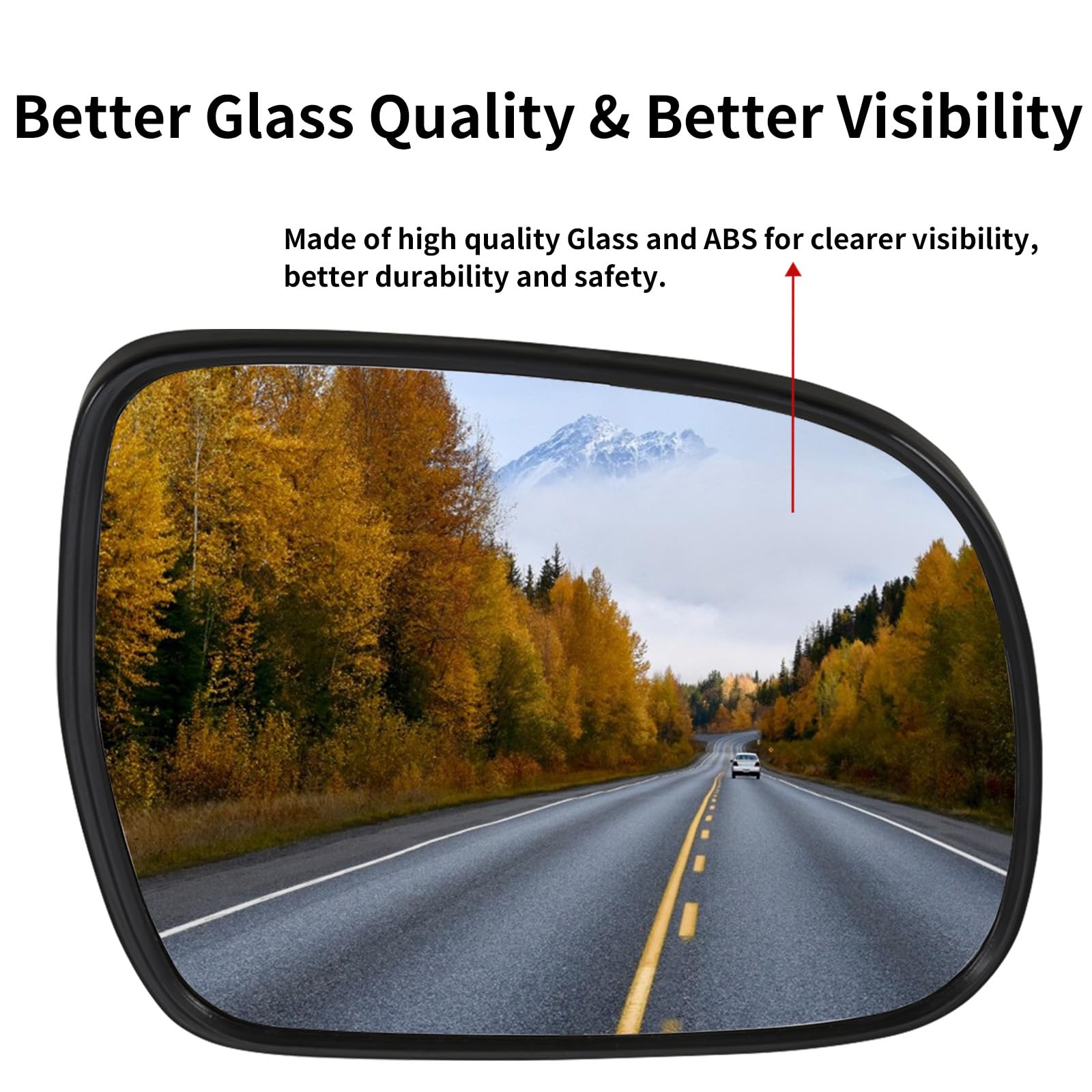 LOIYLLEN Driver Side and Passenger Side Mirror Replacement for Lexus RX330 2004-2006 RX350 2007-2009 RX400h 2006-2009 - Mirror G